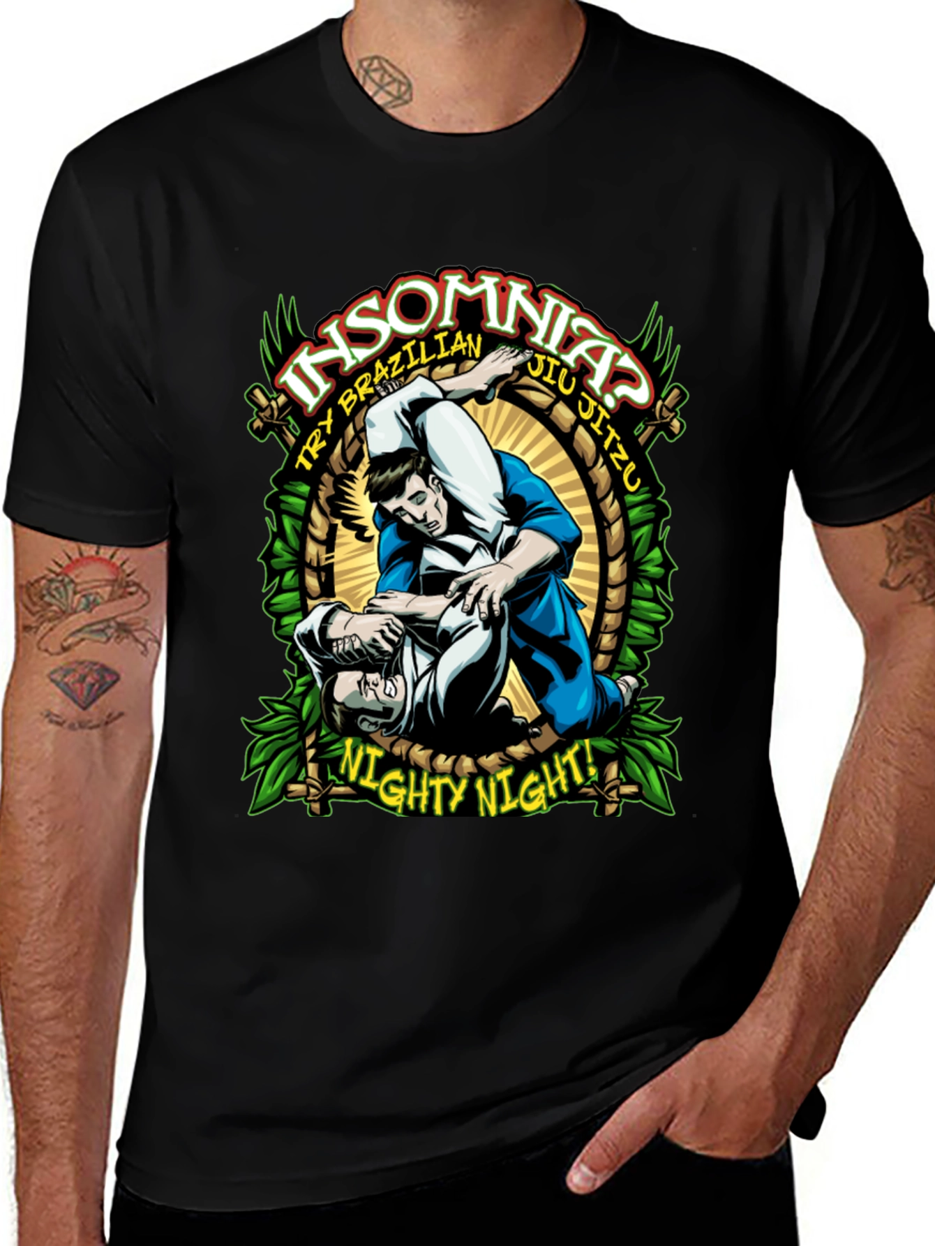 Insomnia? Jiu Jitsu Graphic T-Shirt