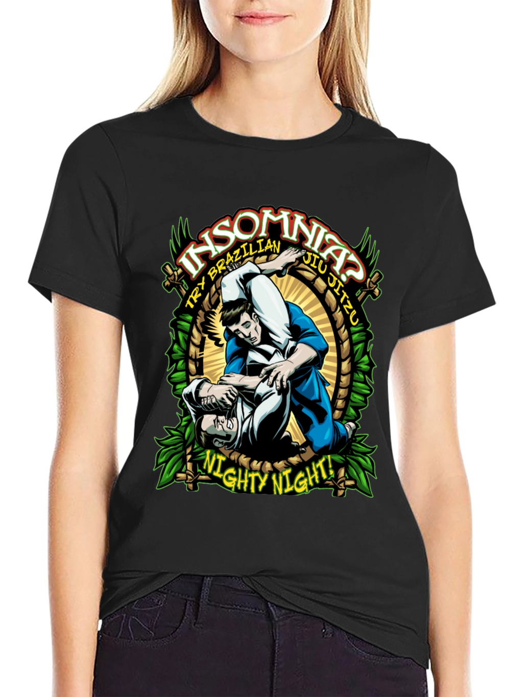 Insomnia? Jiu Jitsu Graphic T-Shirt