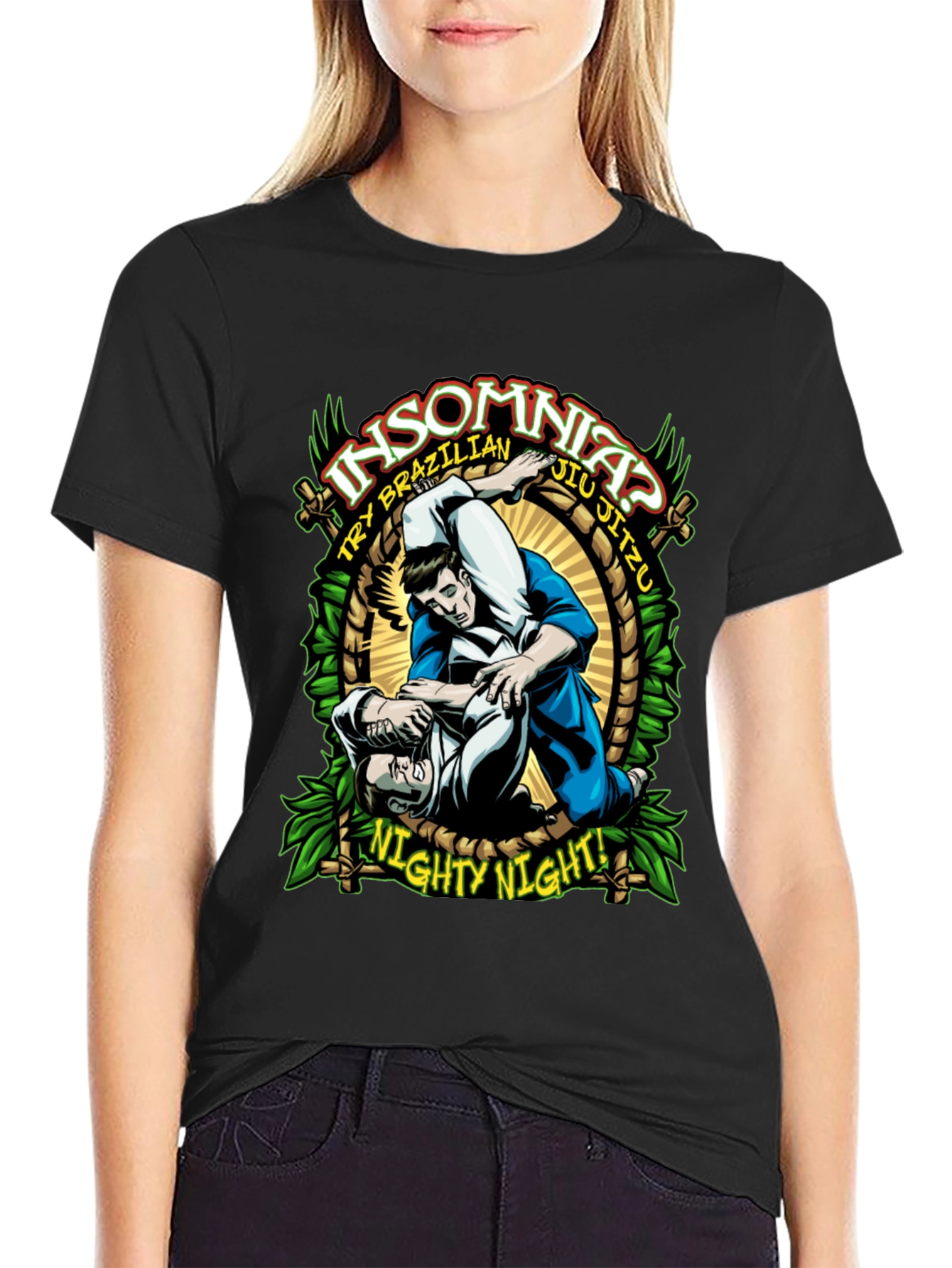 Insomnia? Jiu Jitsu Graphic T-Shirt