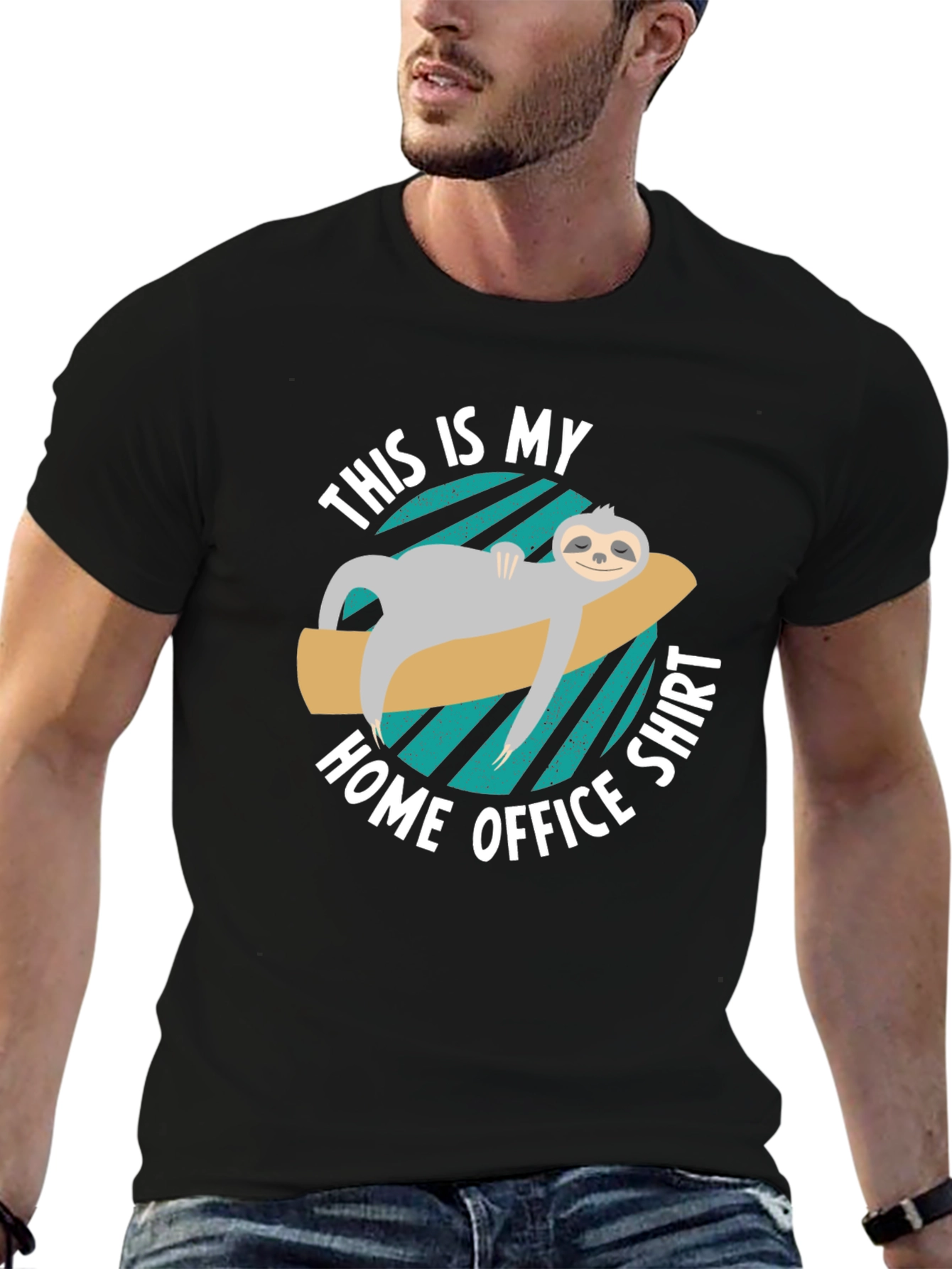 Funny Sloth Home Office Shirt - Comfortable Relaxed Fit