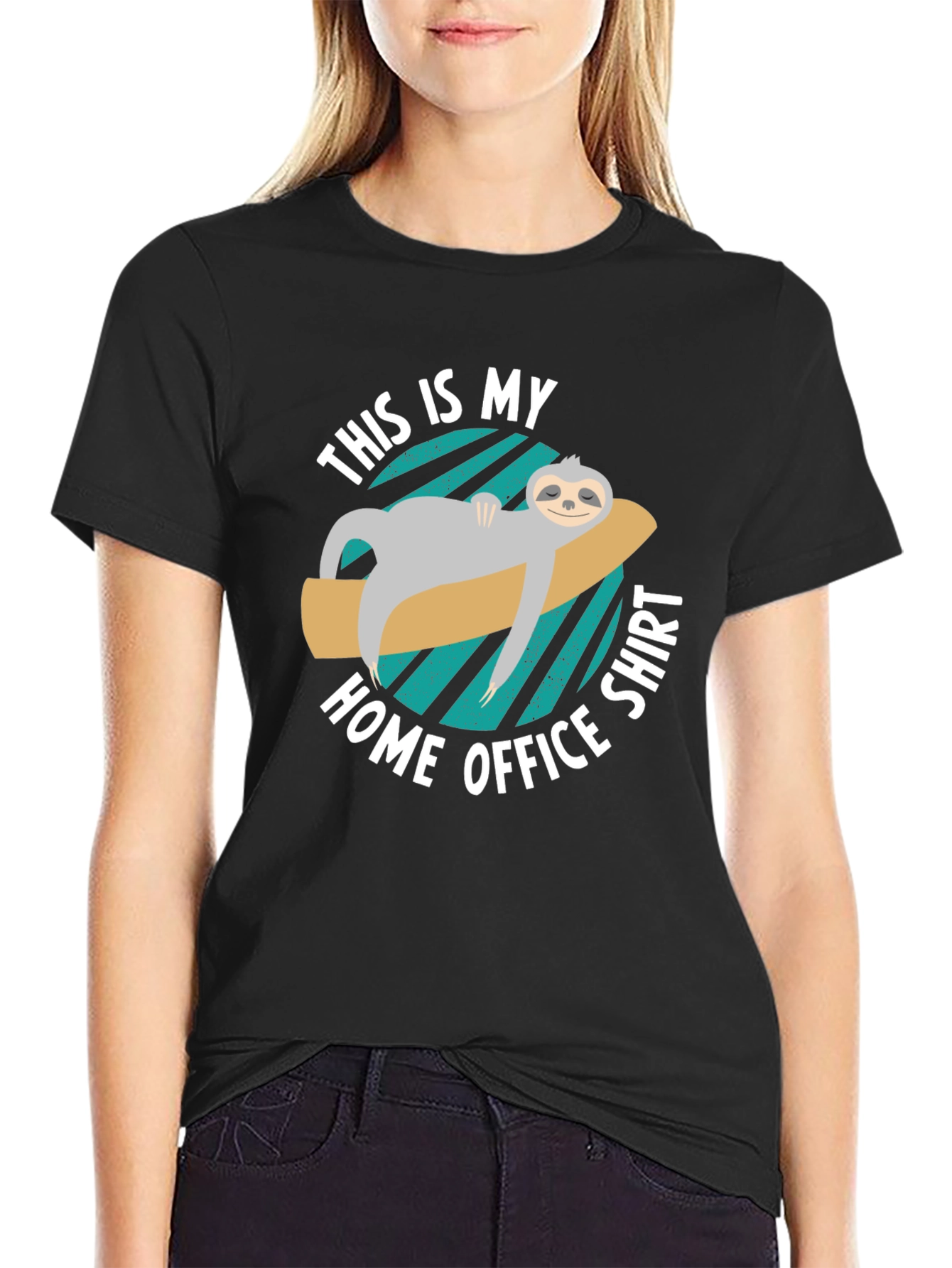 Funny Sloth Home Office Shirt - Comfortable Relaxed Fit