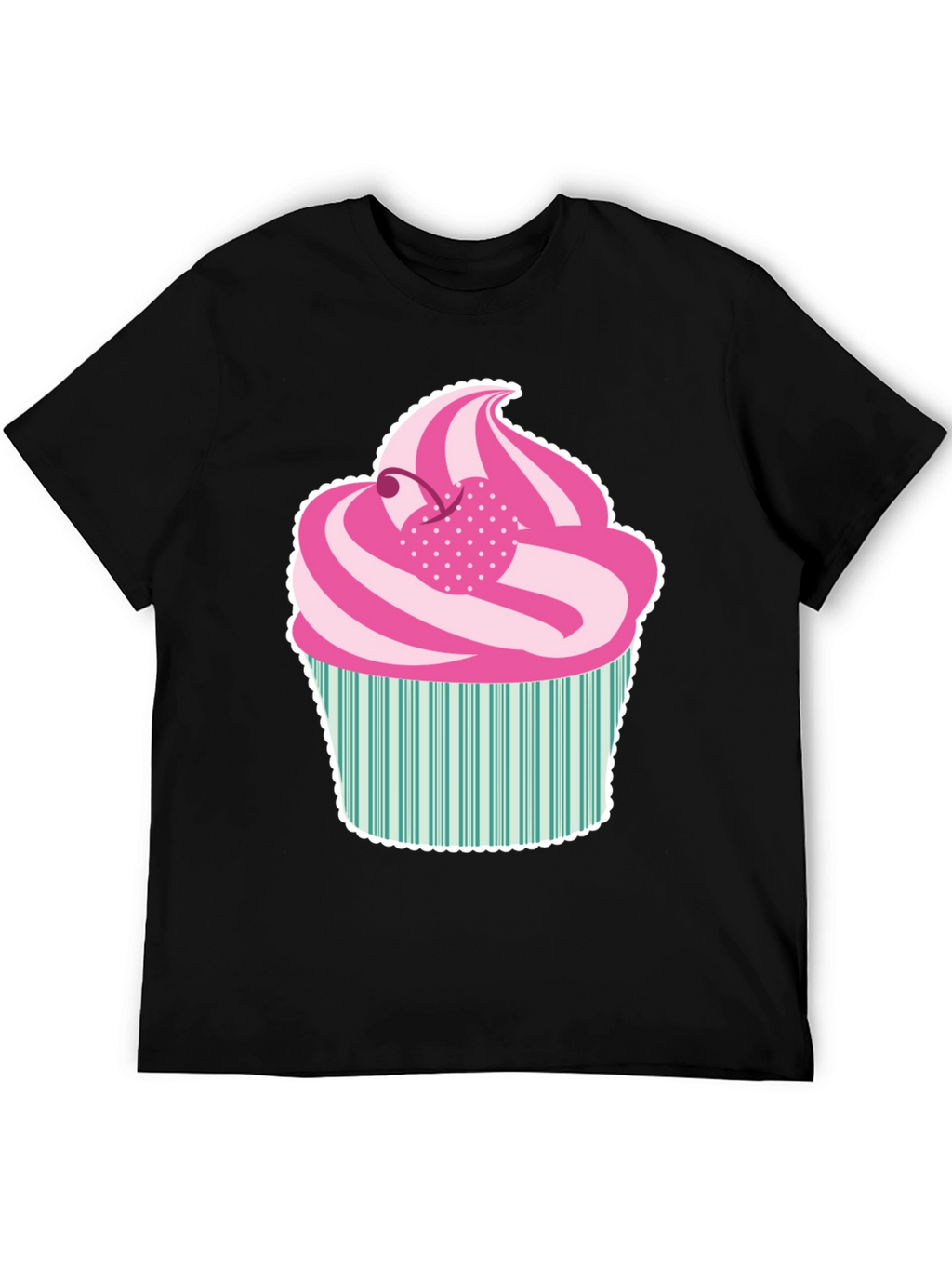 Fun Cupcake Graphic Tee - Sweet Style!