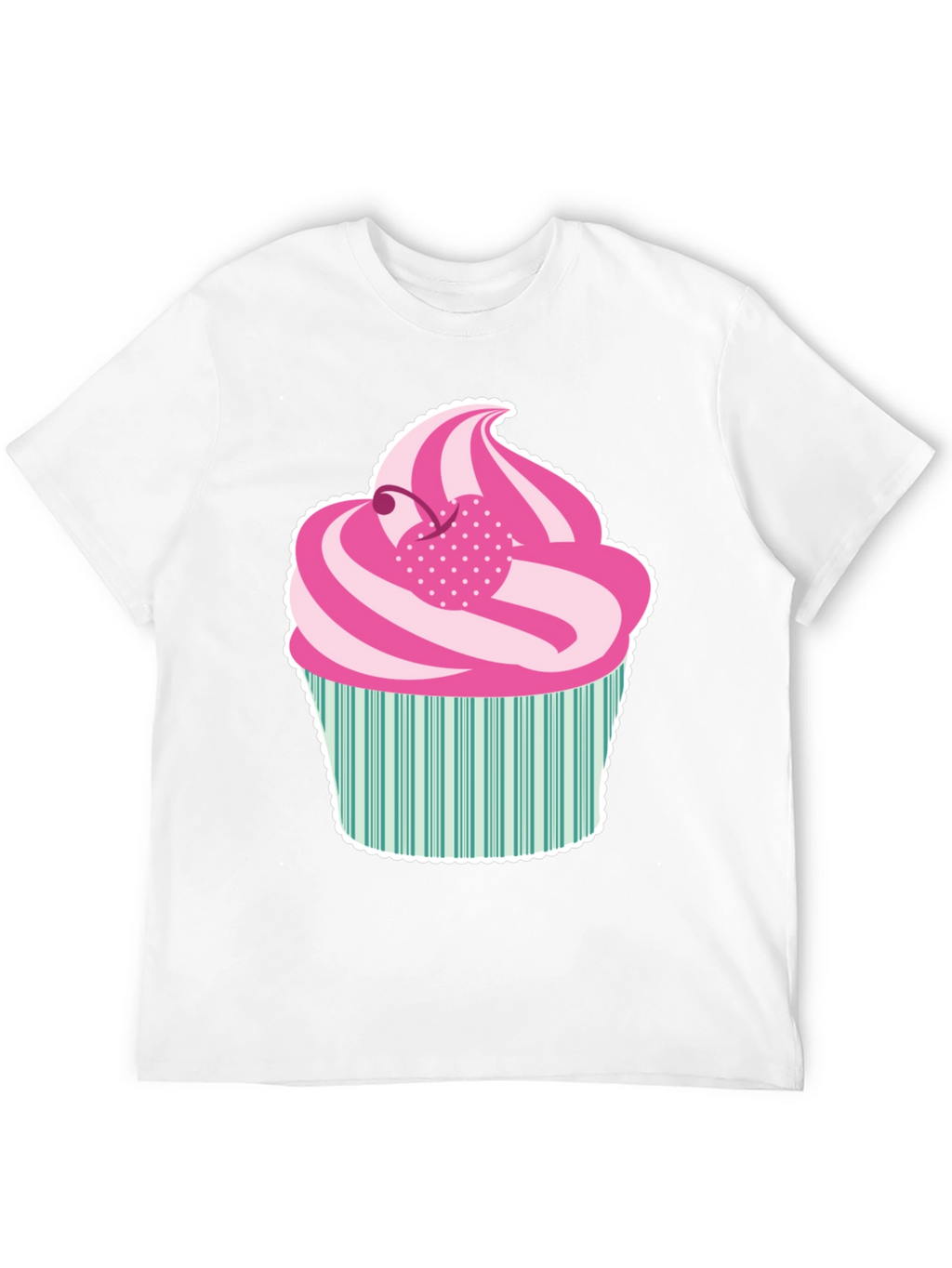 Fun Cupcake Graphic Tee - Sweet Style!