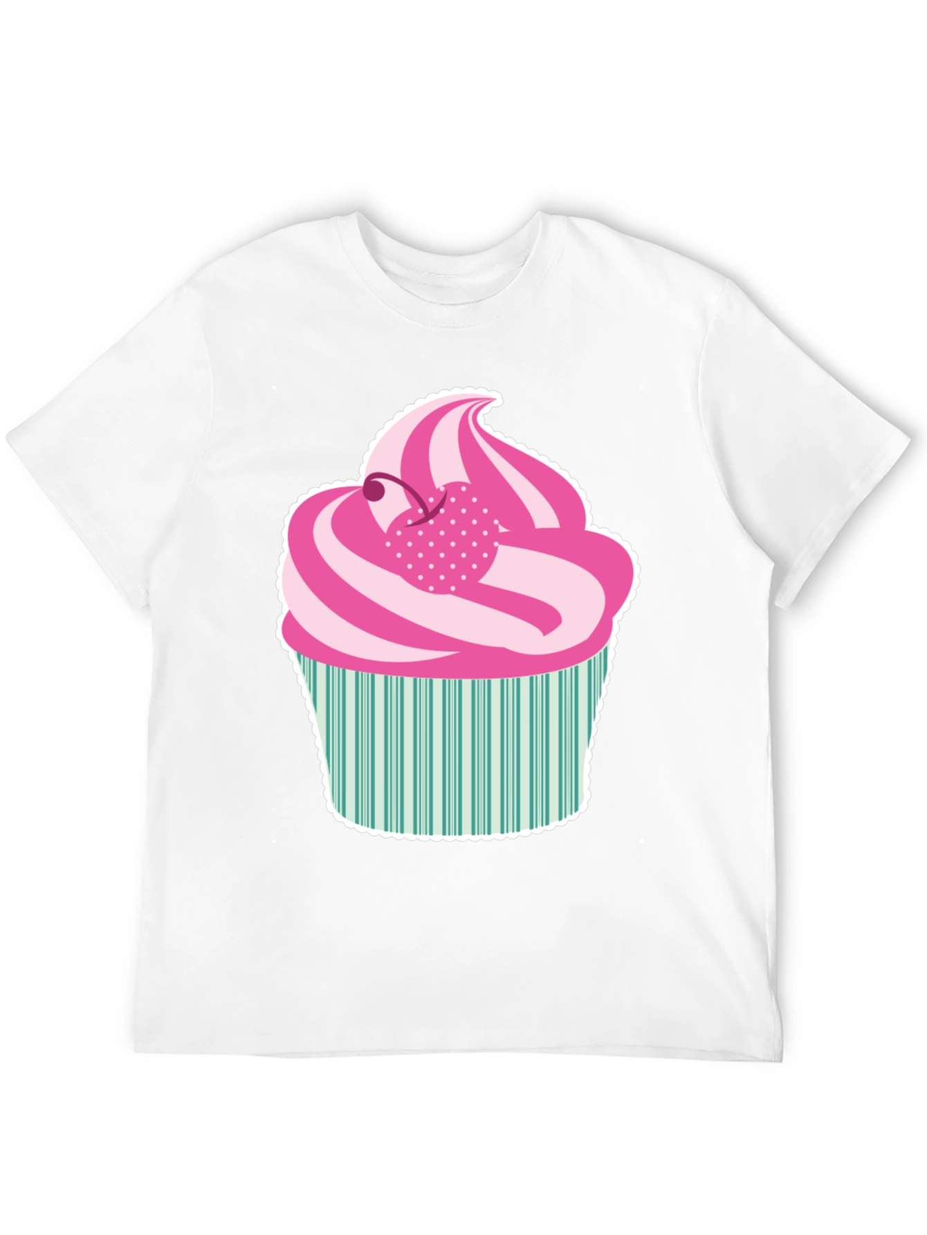 Fun Cupcake Graphic Tee - Sweet Style!