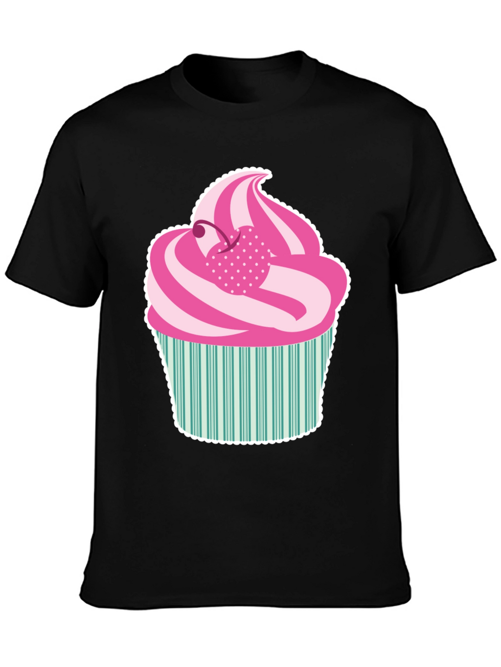 Fun Cupcake Graphic Tee - Sweet Style!