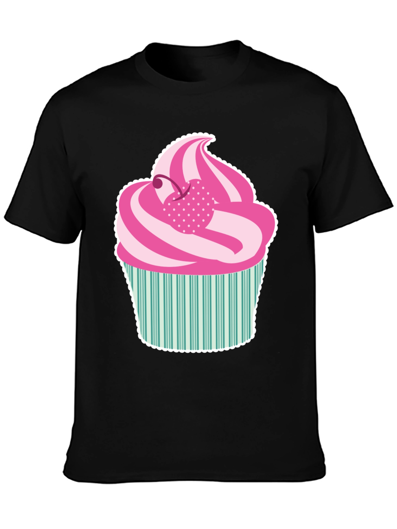 Fun Cupcake Graphic Tee - Sweet Style!