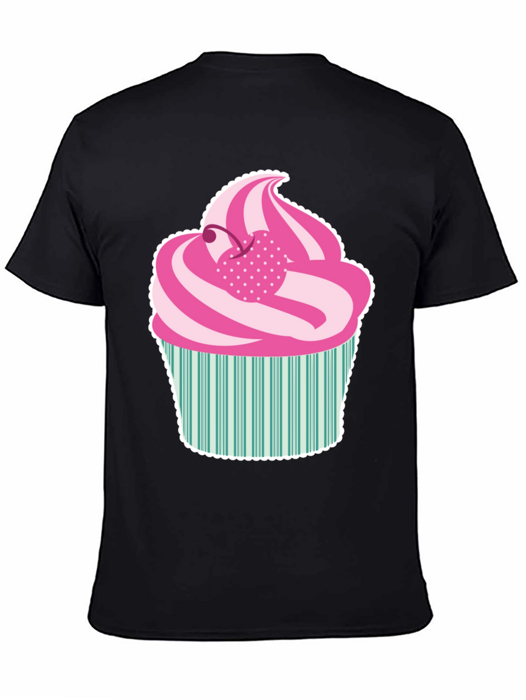 Fun Cupcake Graphic Tee - Sweet Style!