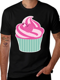 Fun Cupcake Graphic Tee - Sweet Style!