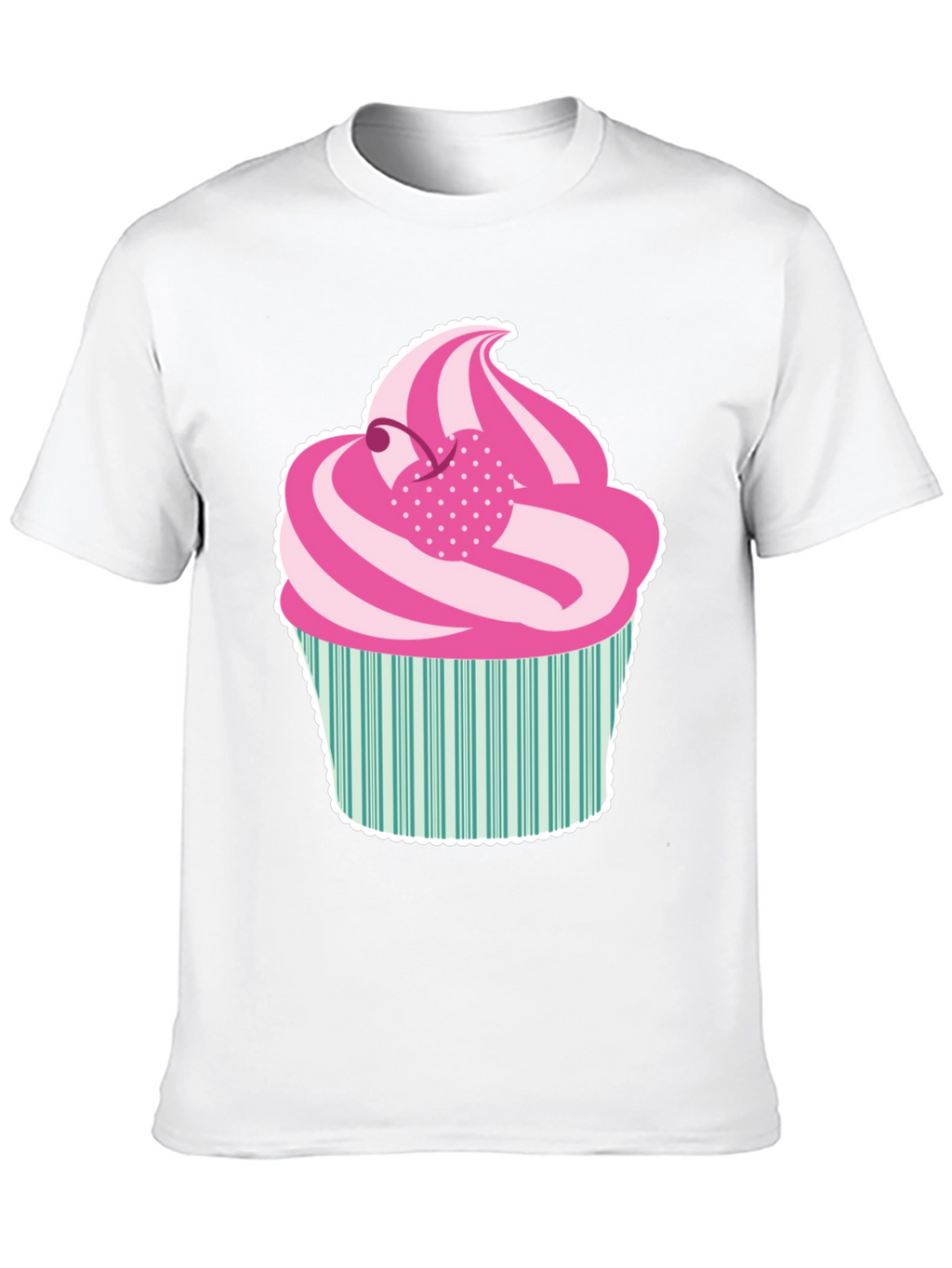 Fun Cupcake Graphic Tee - Sweet Style!