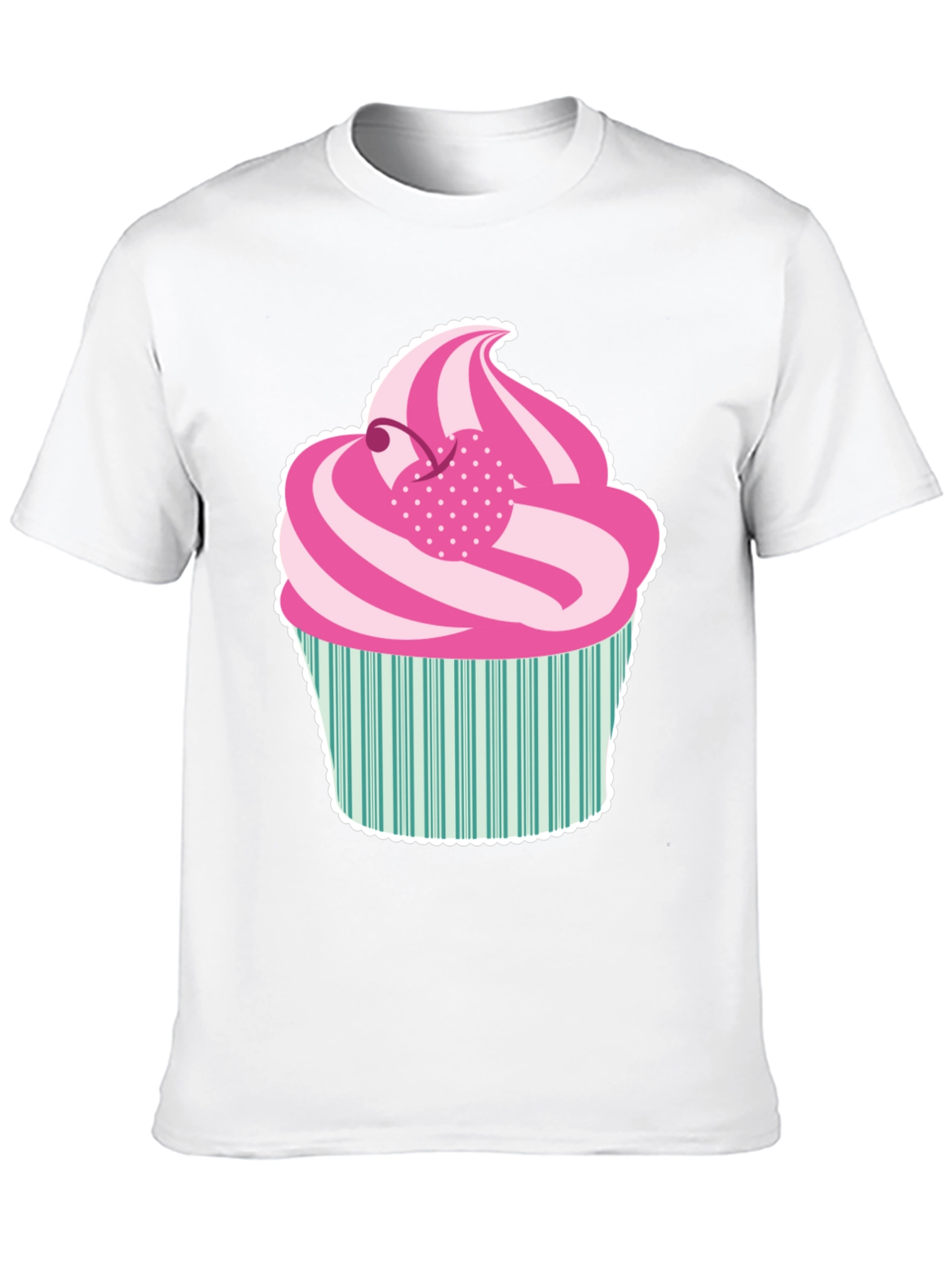Fun Cupcake Graphic Tee - Sweet Style!