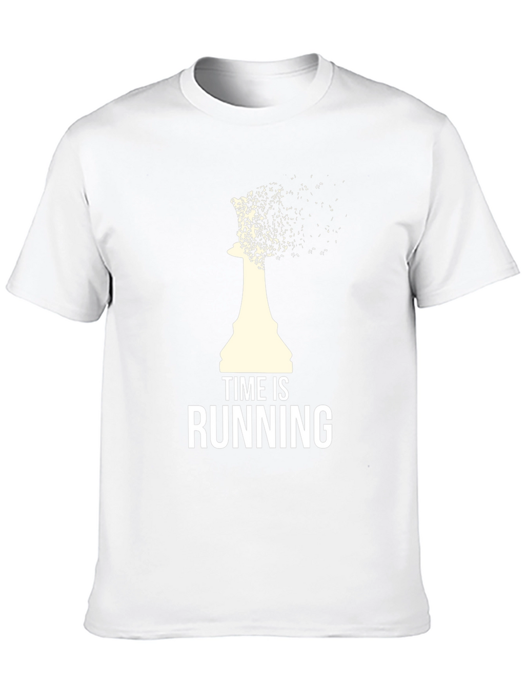 Time Is Running T-Shirt - Chess Piece Design
