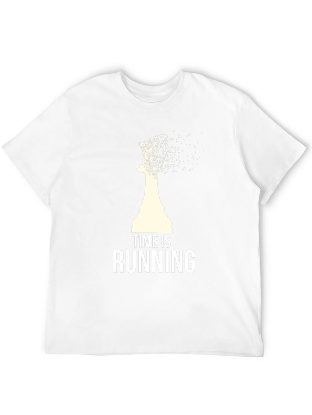 Time Is Running T-Shirt - Chess Piece Design