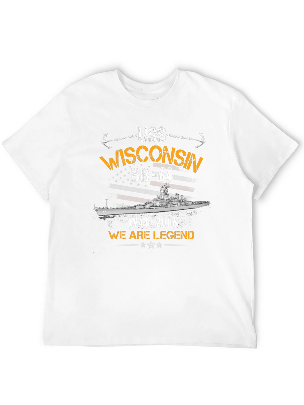 USS Wisconsin BB-64 T-Shirt