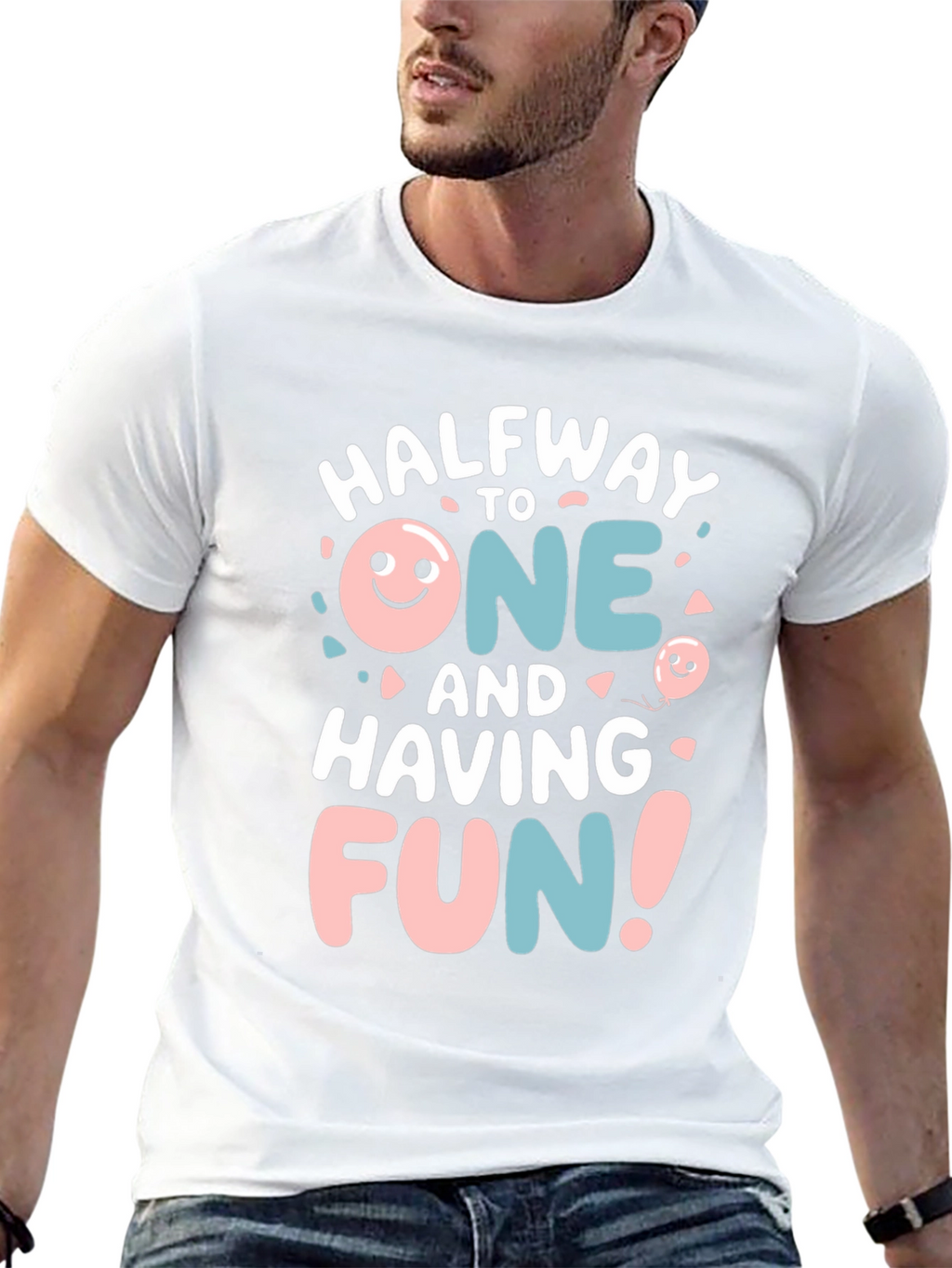 Halfway to One T-Shirt - Fun Birthday Tee