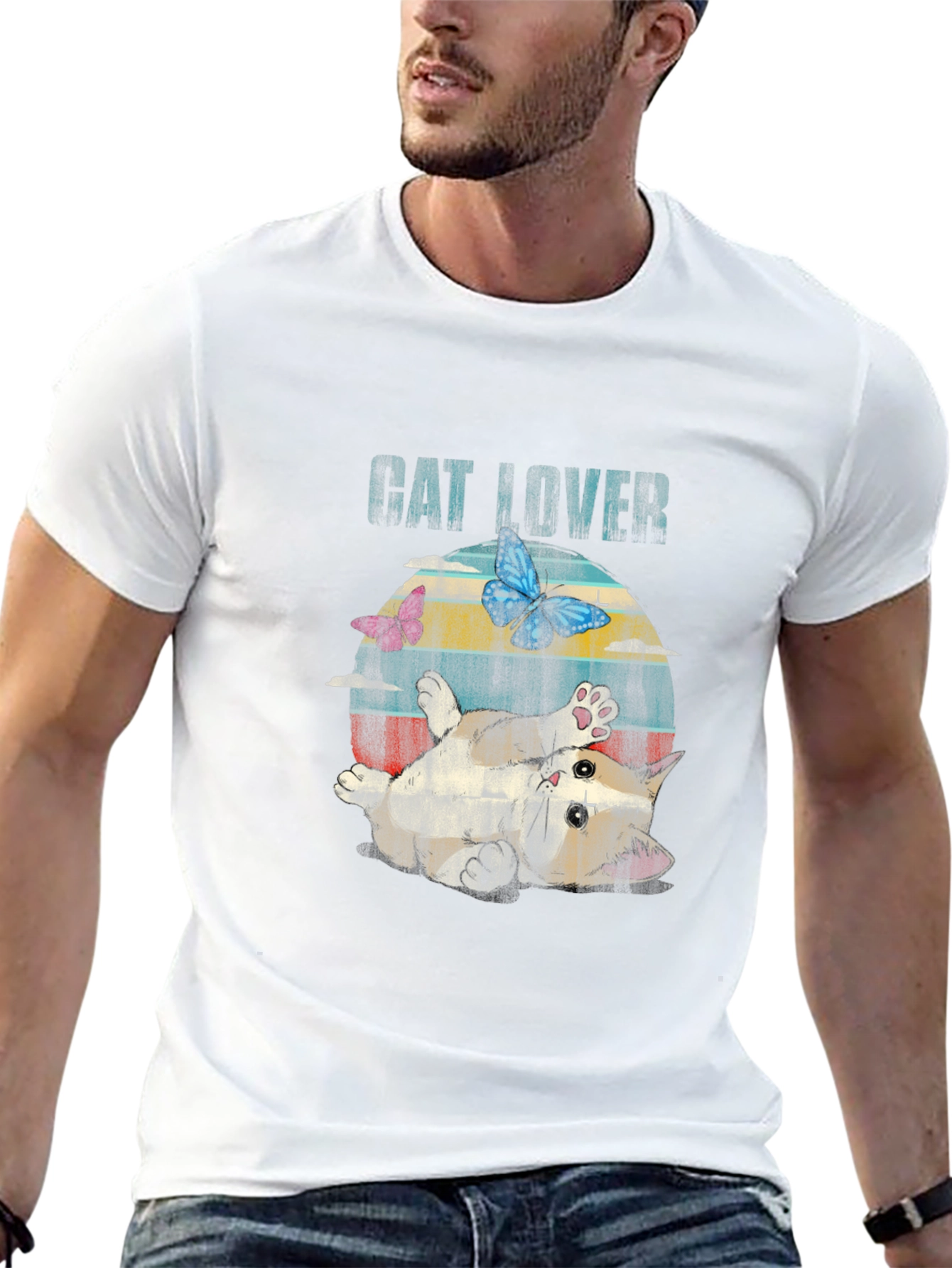 Cat Lover Graphic Tee - Unisex Black T-Shirt