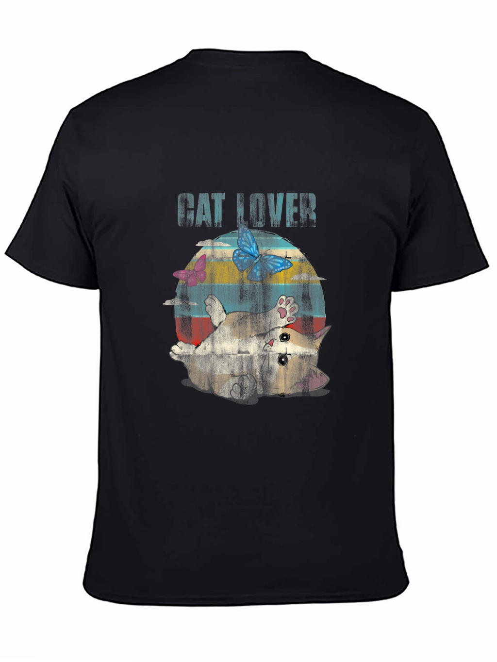 Cat Lover Graphic Tee - Unisex Black T-Shirt
