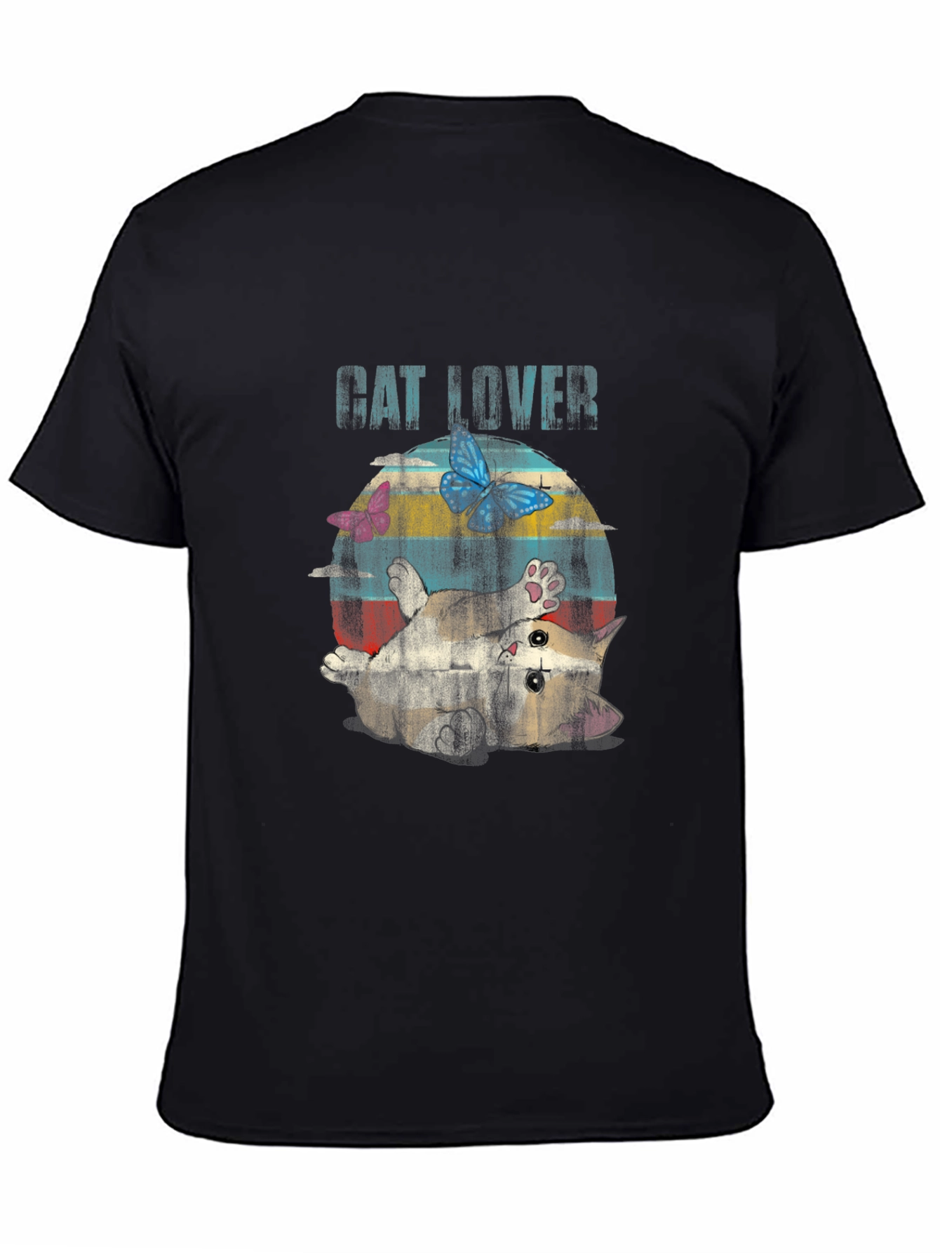 Cat Lover Graphic Tee - Unisex Black T-Shirt