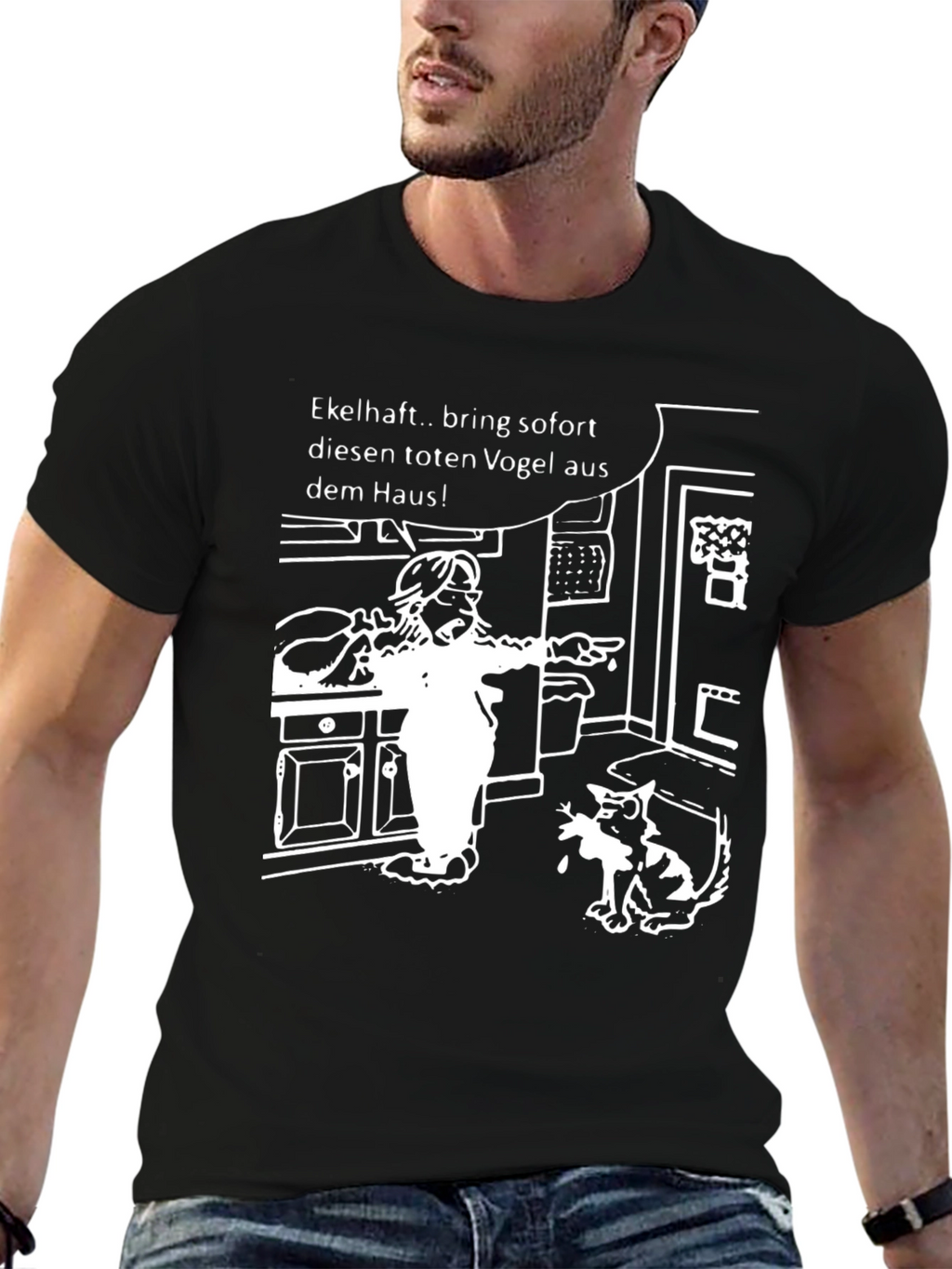 Funny German Graphic T-Shirt - Ekelhaft!