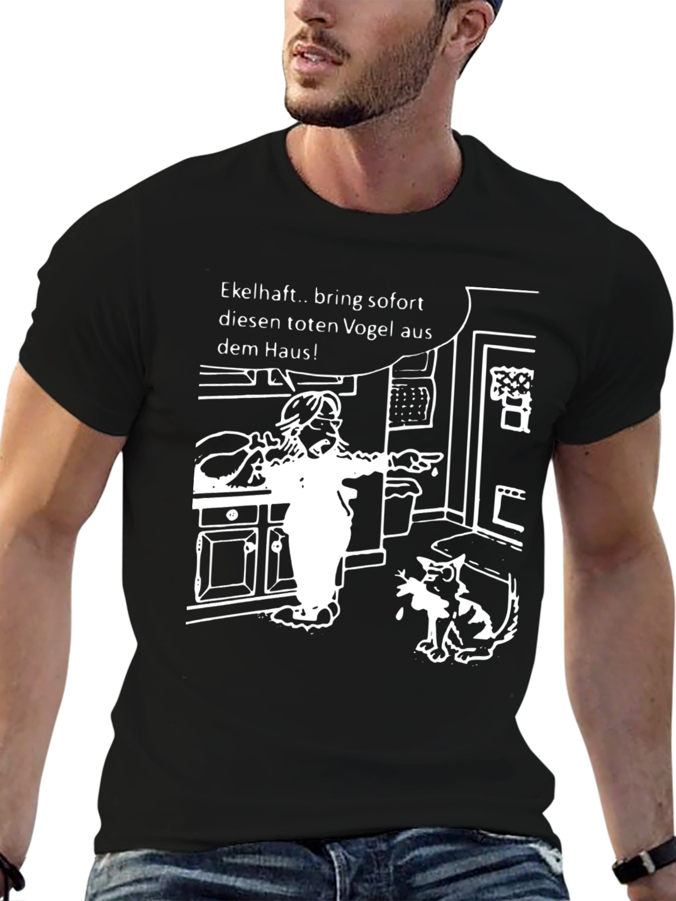 Funny German Graphic T-Shirt - Ekelhaft!