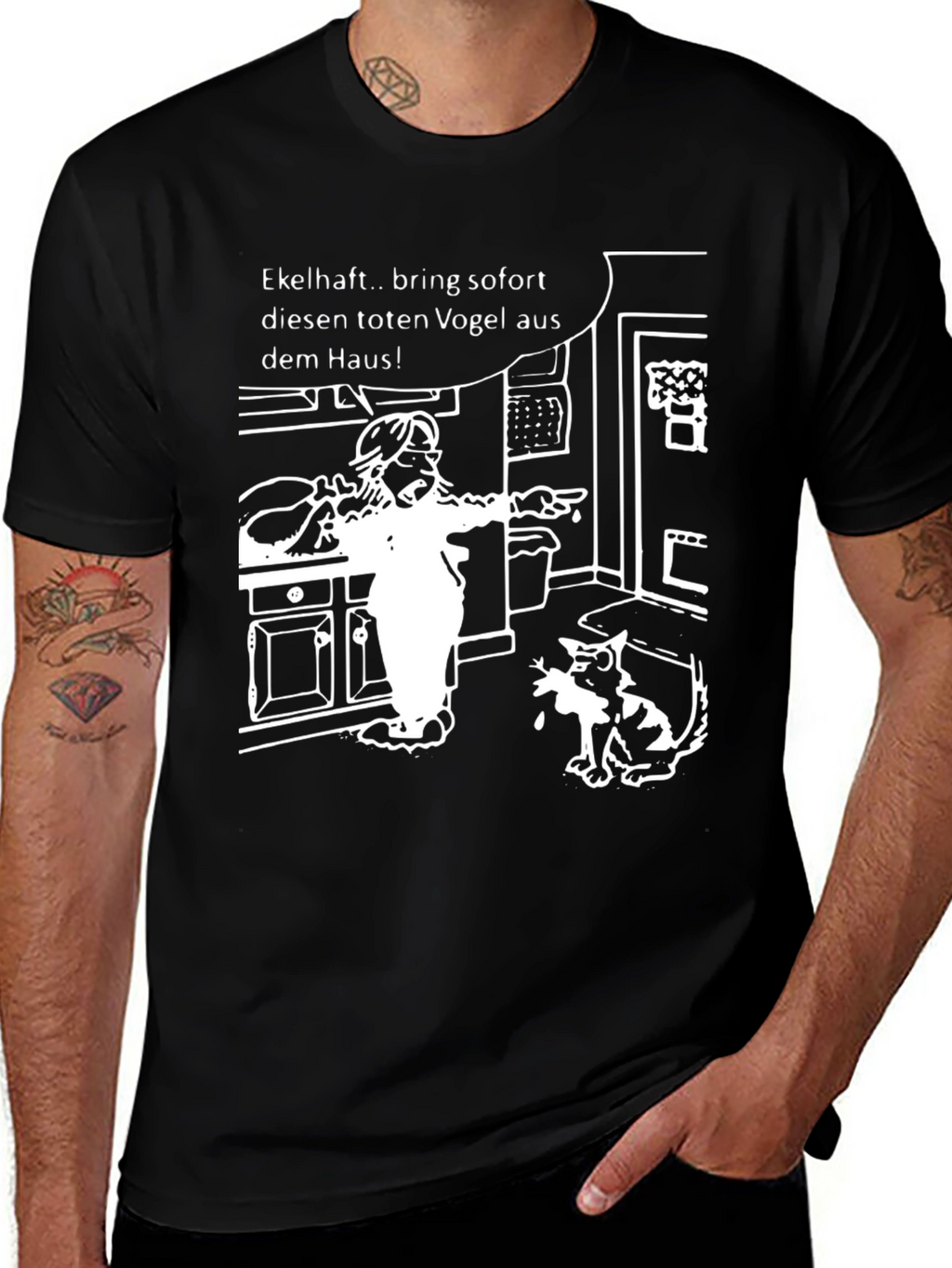 Funny German Graphic T-Shirt - Ekelhaft!