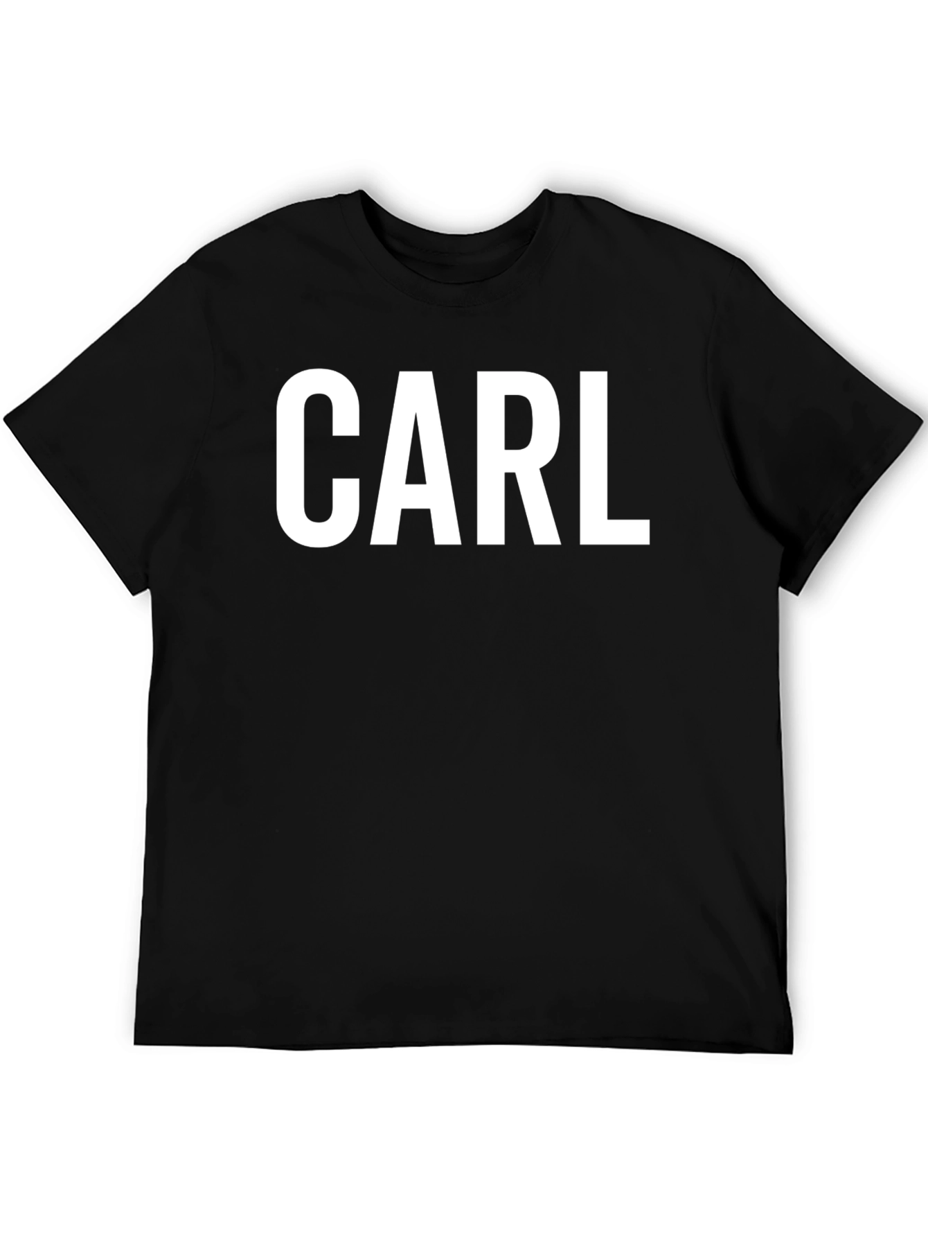CARL Personalized Black T-Shirt
