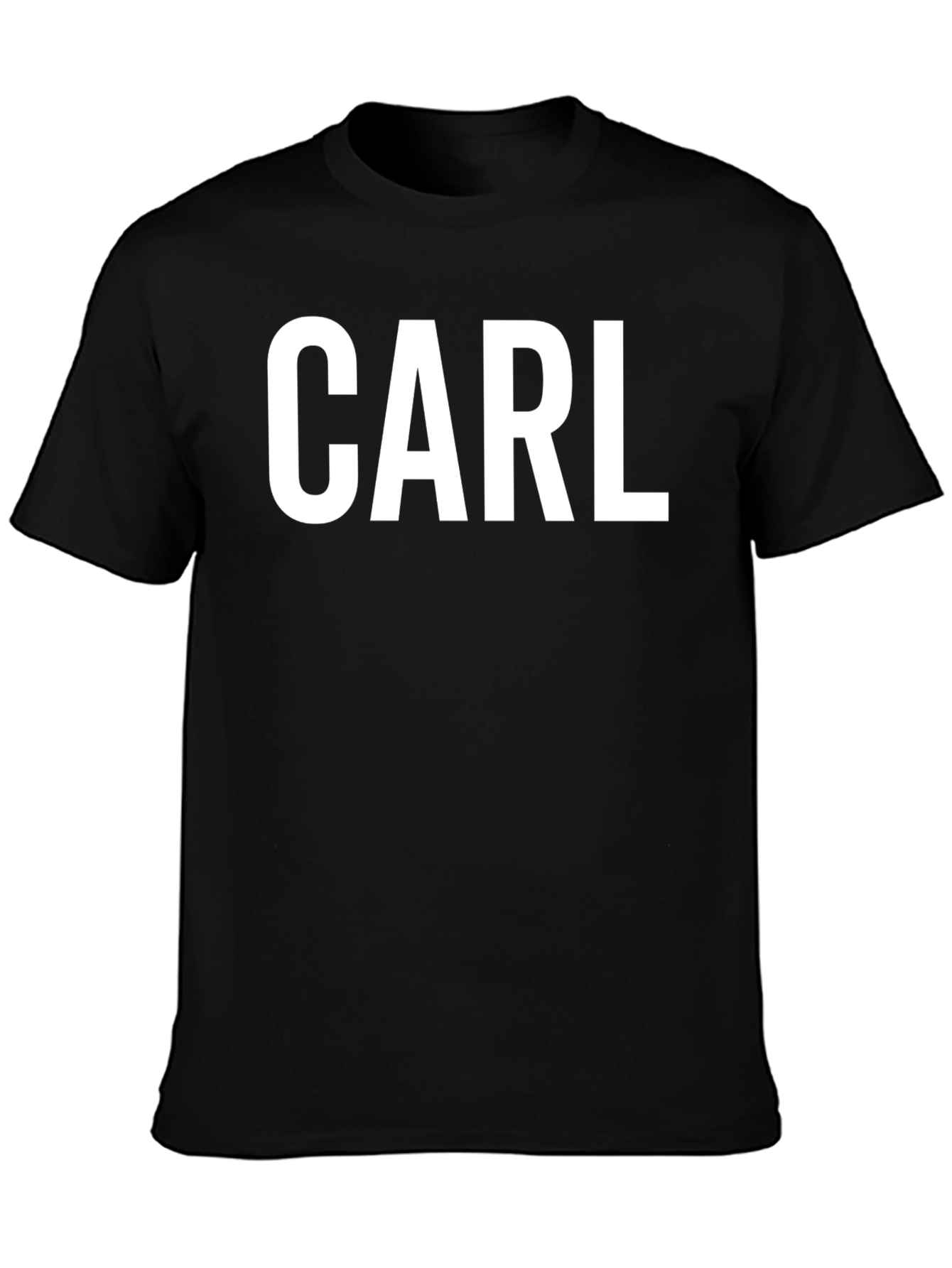 CARL Personalized Black T-Shirt