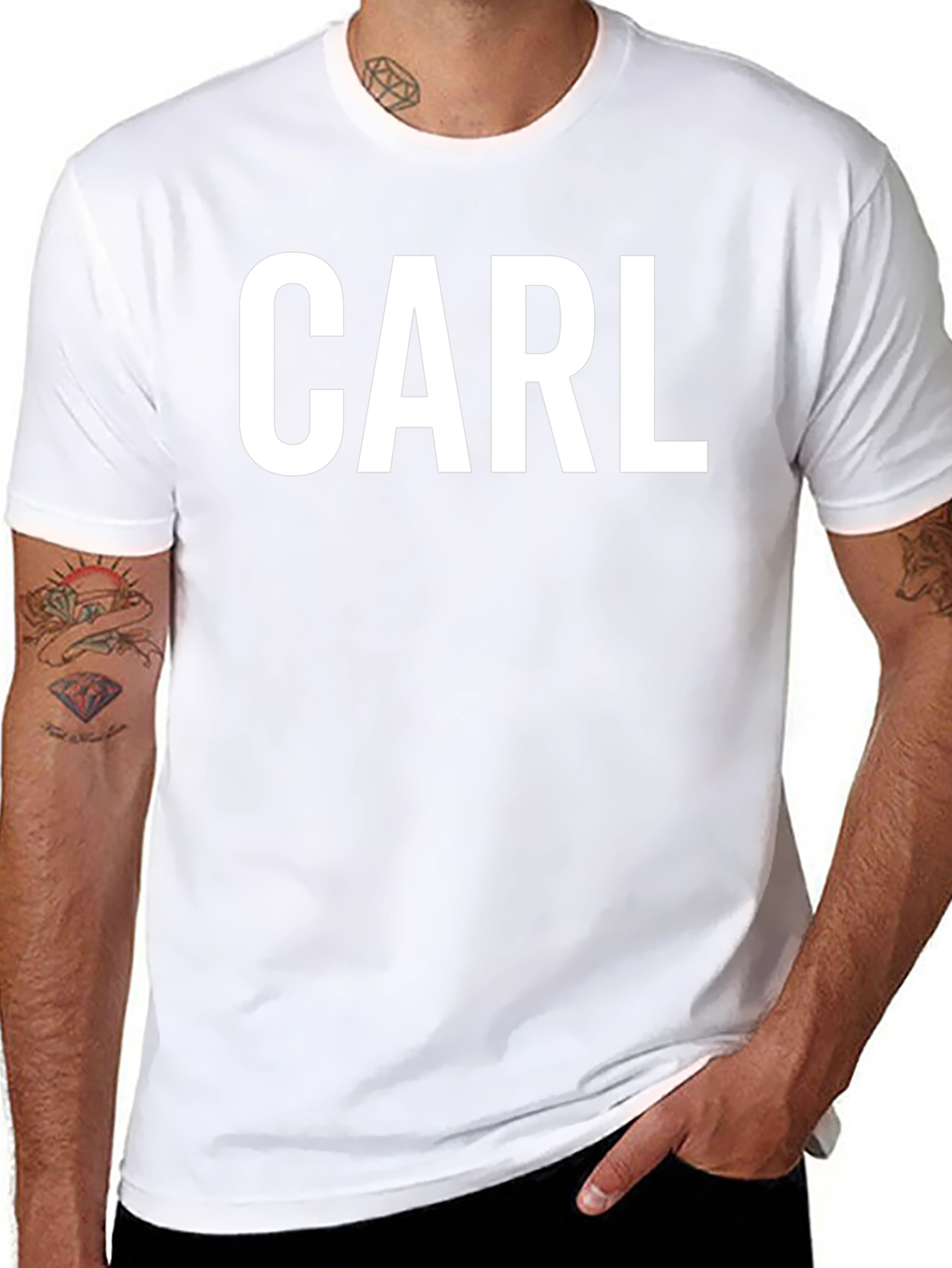 CARL Personalized Black T-Shirt