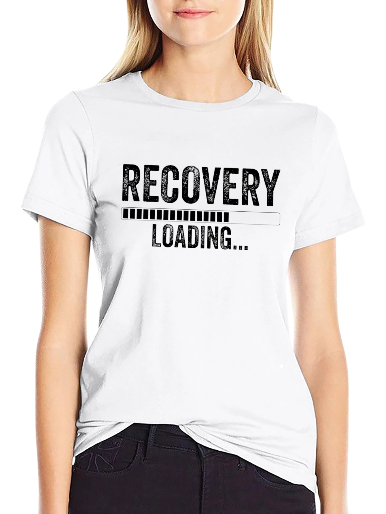 Recovery Loading Funny Graphic T-Shirt