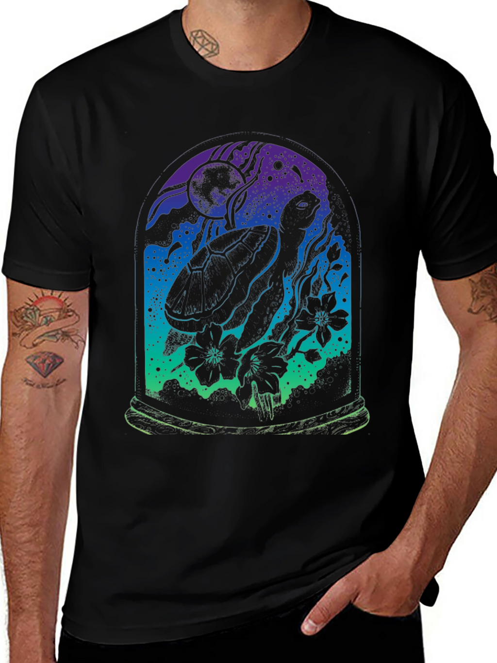 Turtle Terrarium Graphic T-Shirt