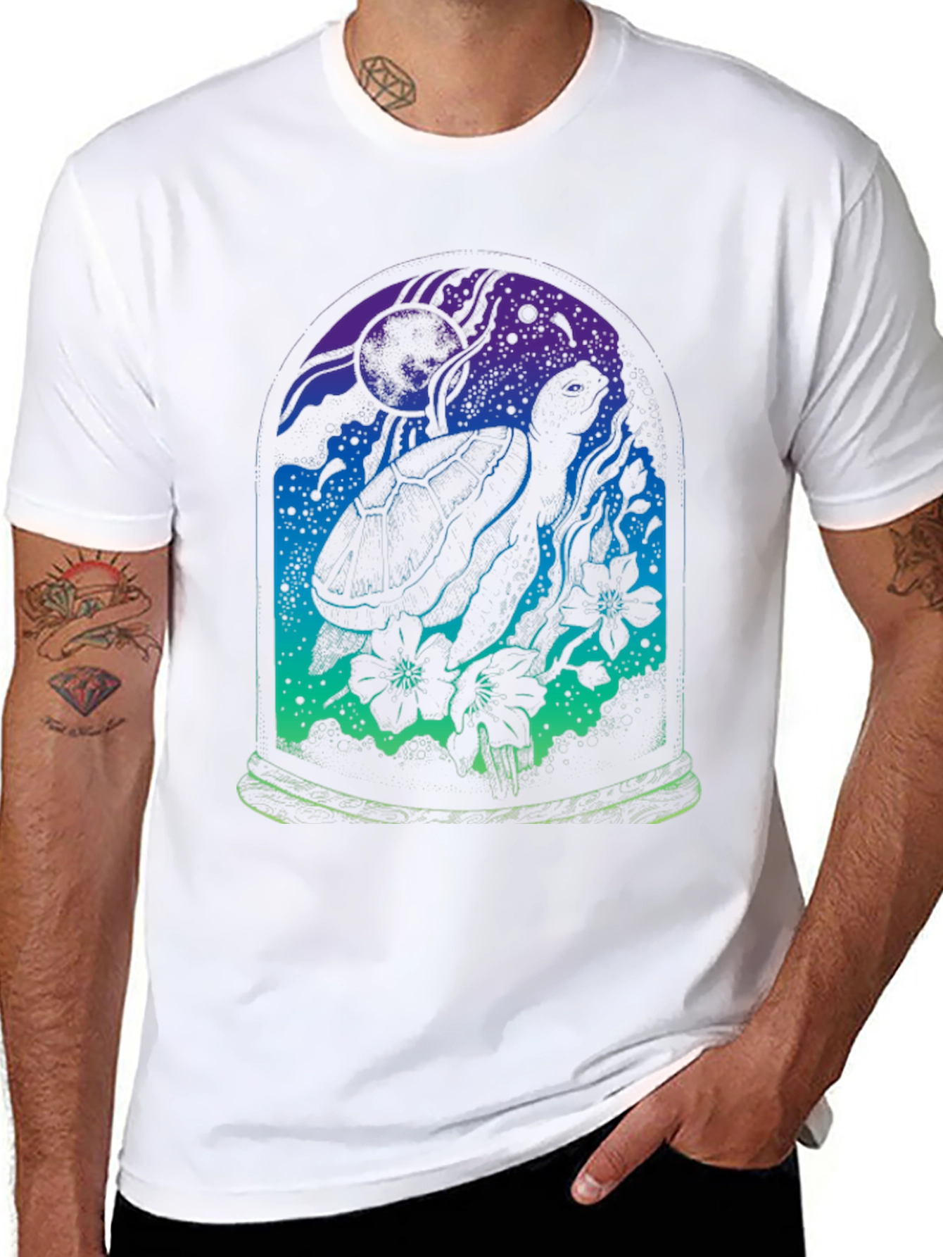 Turtle Terrarium Graphic T-Shirt