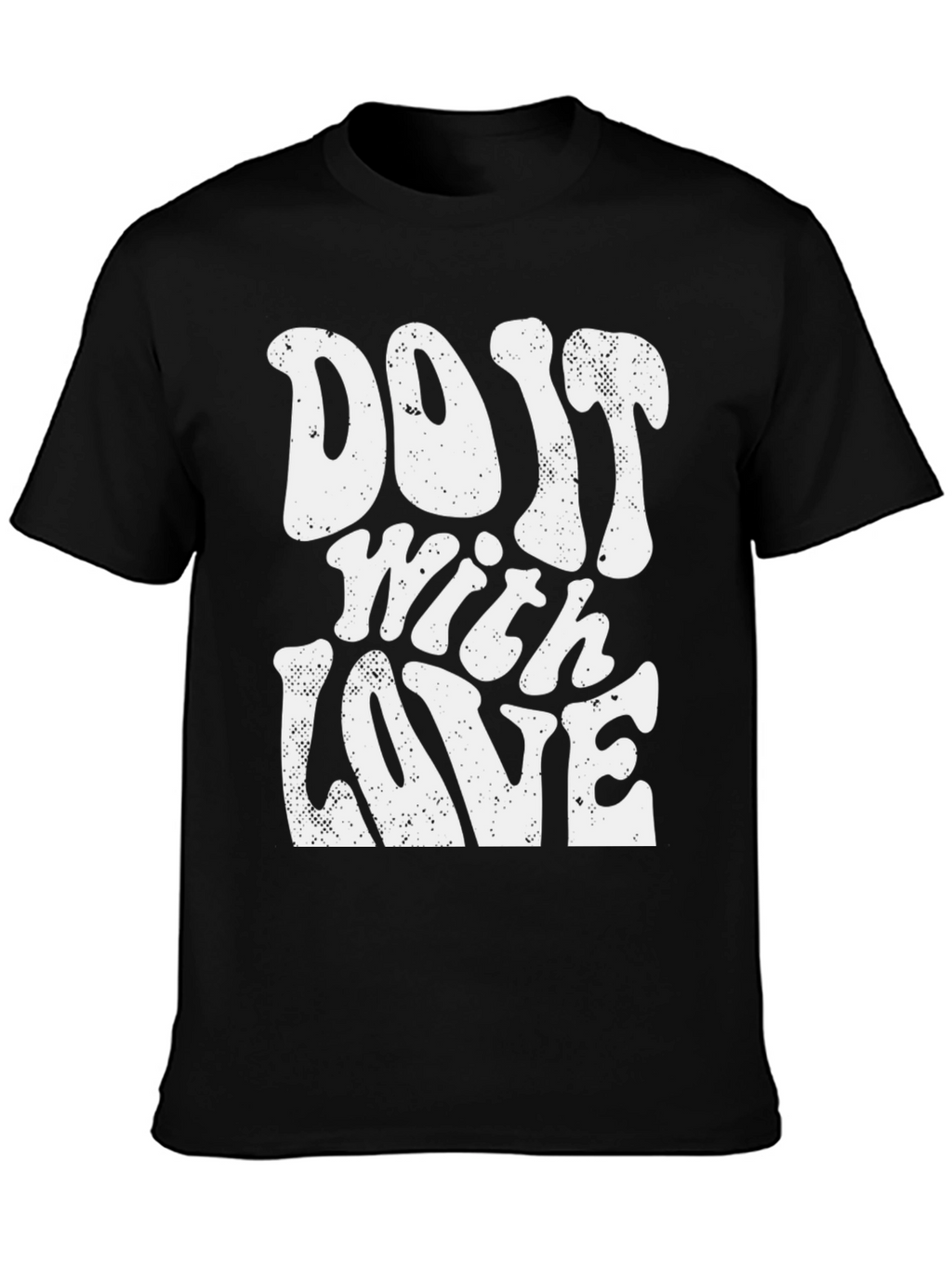 Do It With Love Graphic T-Shirt - Black