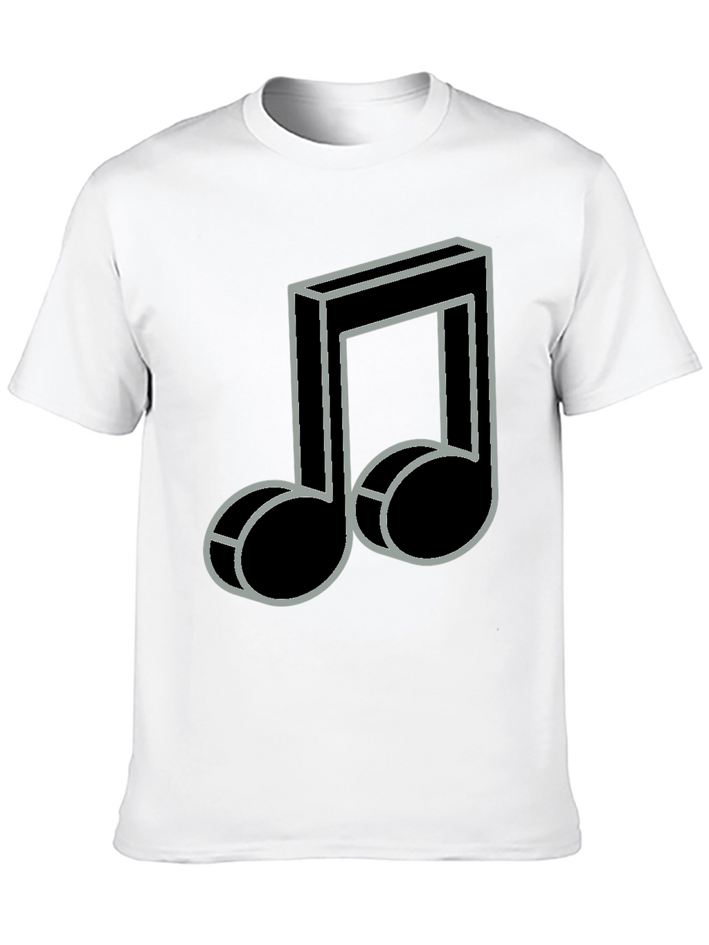 Music Note Graphic T-Shirt - Stylish Casual Tee