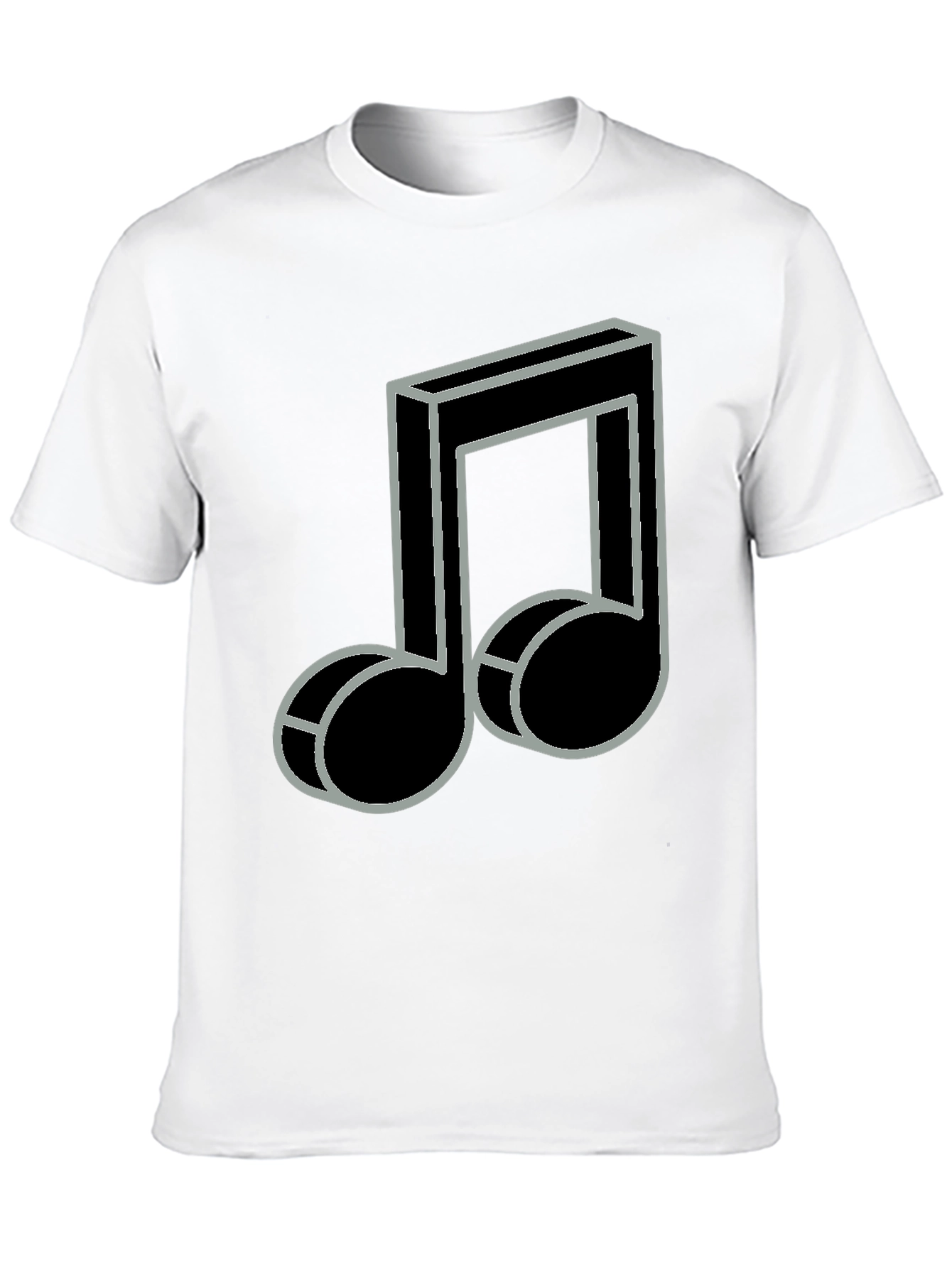 Music Note Graphic T-Shirt - Stylish Casual Tee