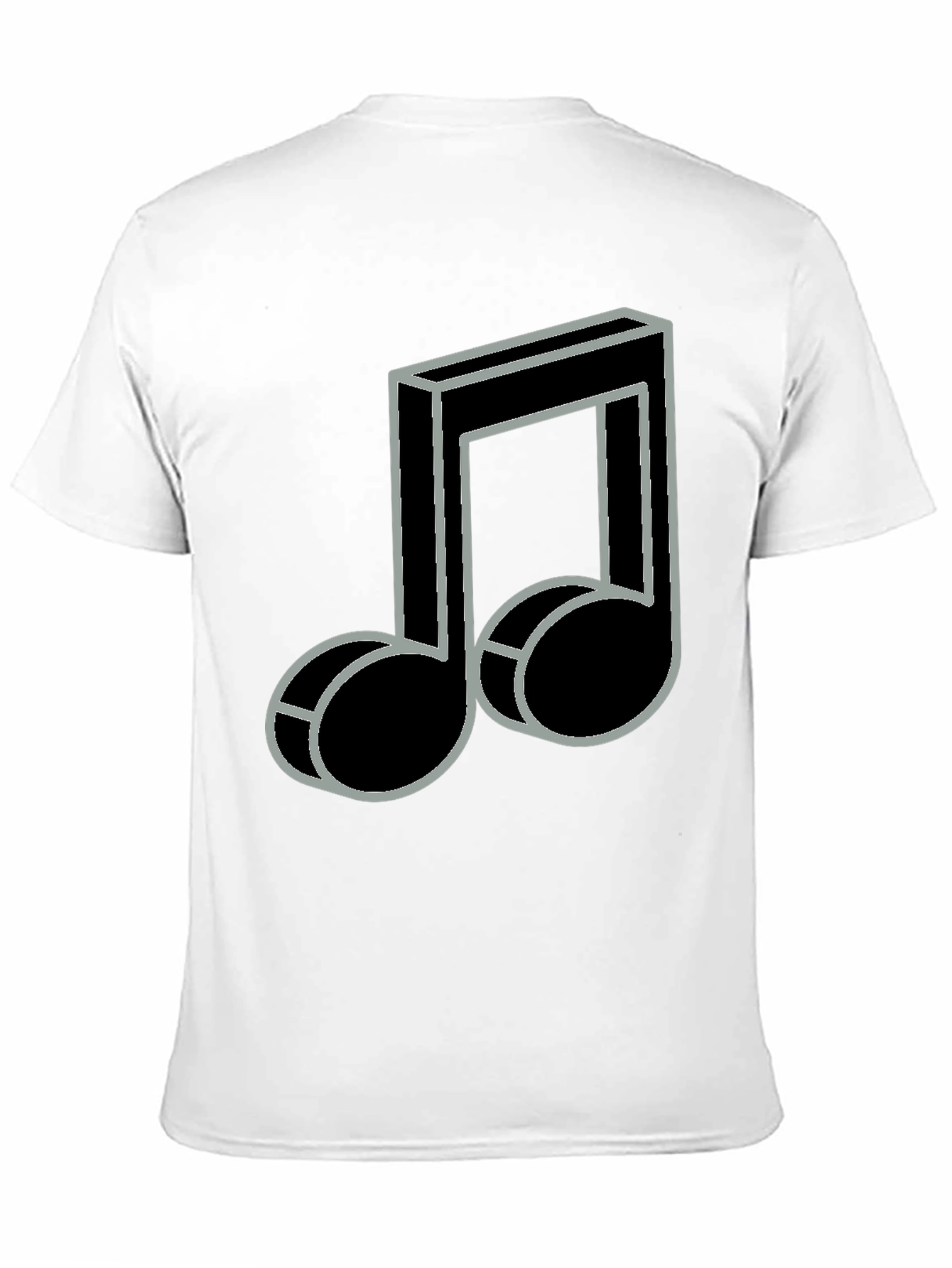 Music Note Graphic T-Shirt - Stylish Casual Tee