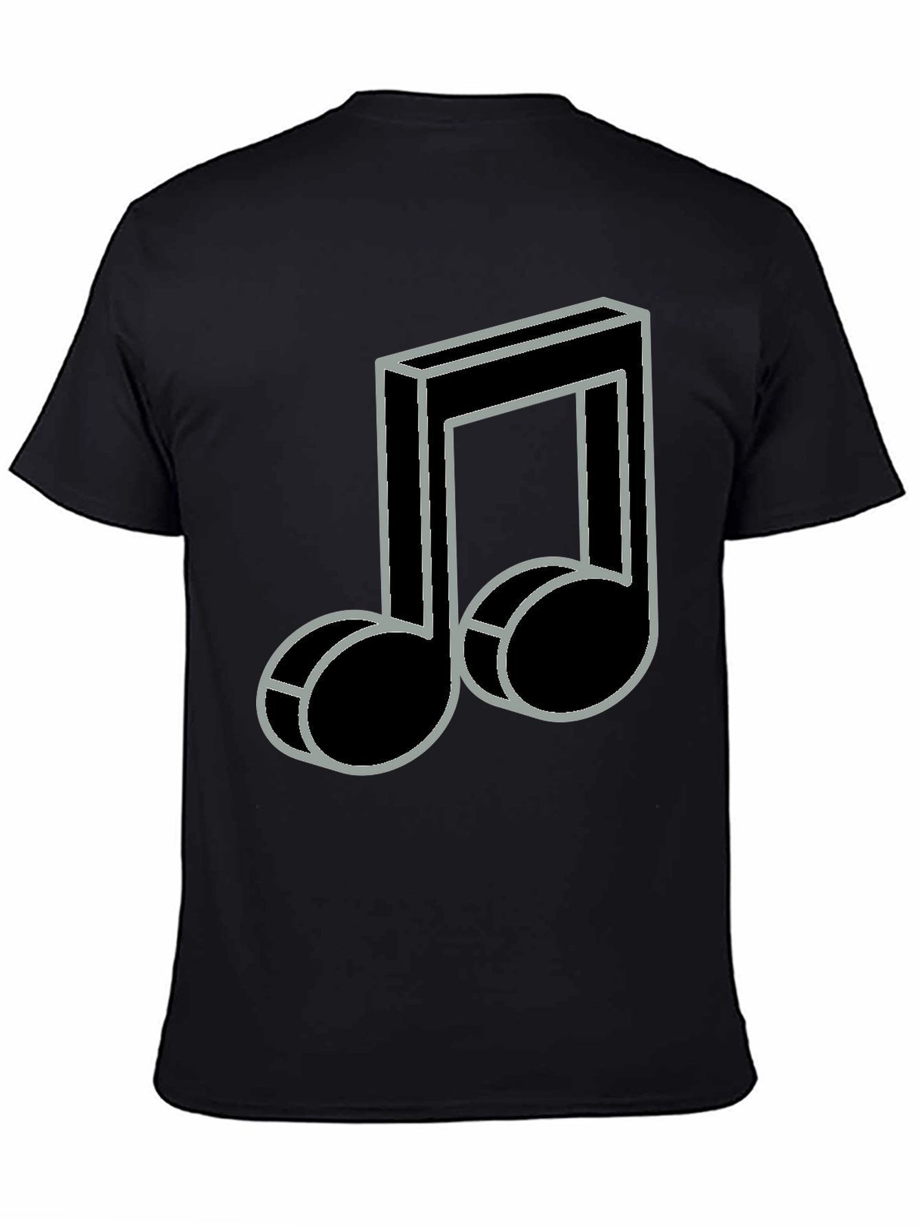 Music Note Graphic T-Shirt - Stylish Casual Tee