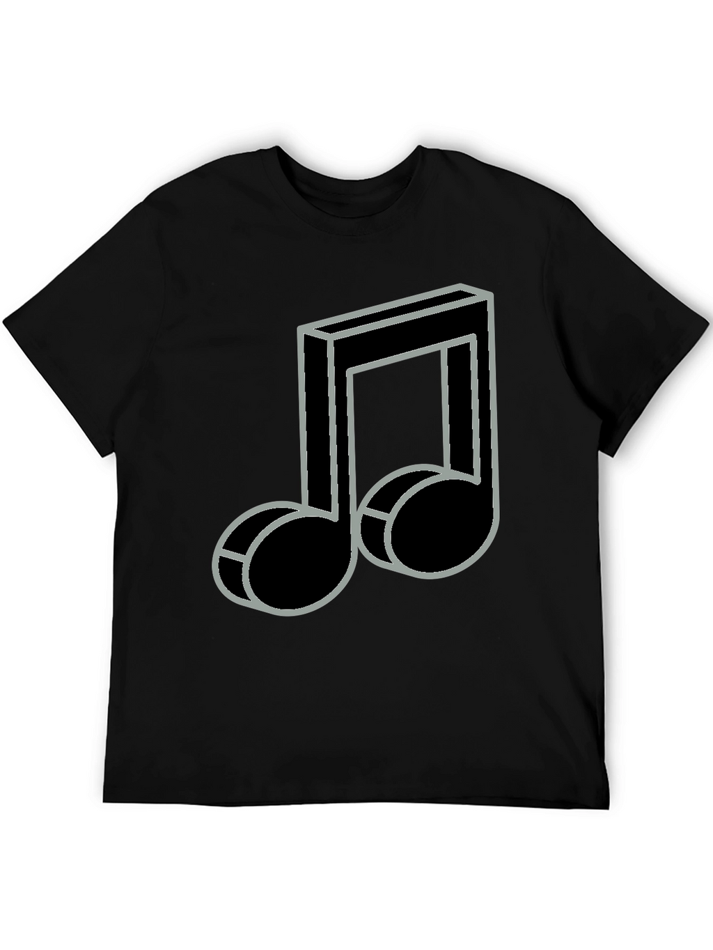 Music Note Graphic T-Shirt - Stylish Casual Tee
