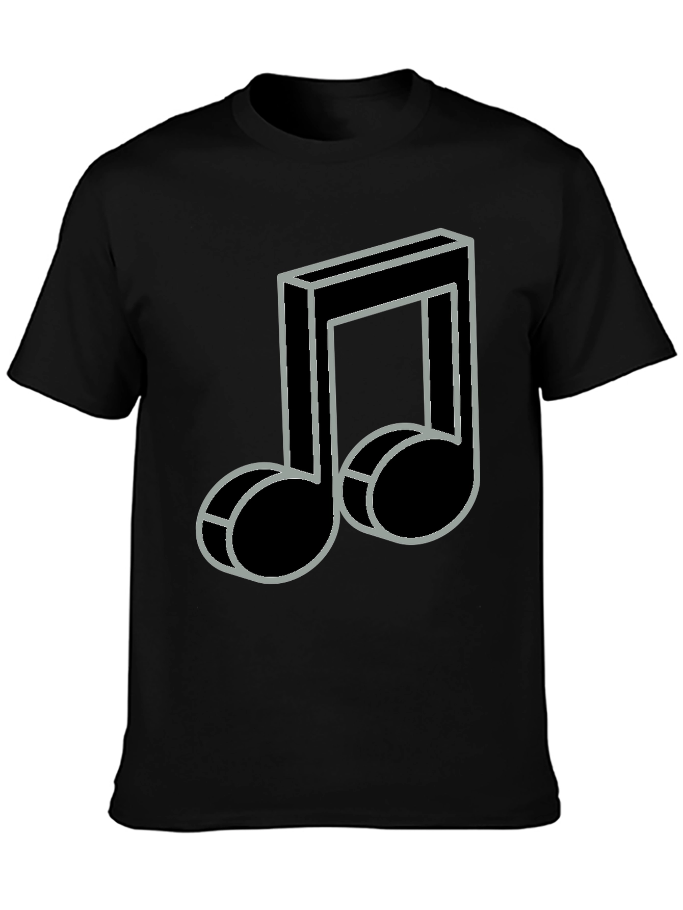 Music Note Graphic T-Shirt - Stylish Casual Tee