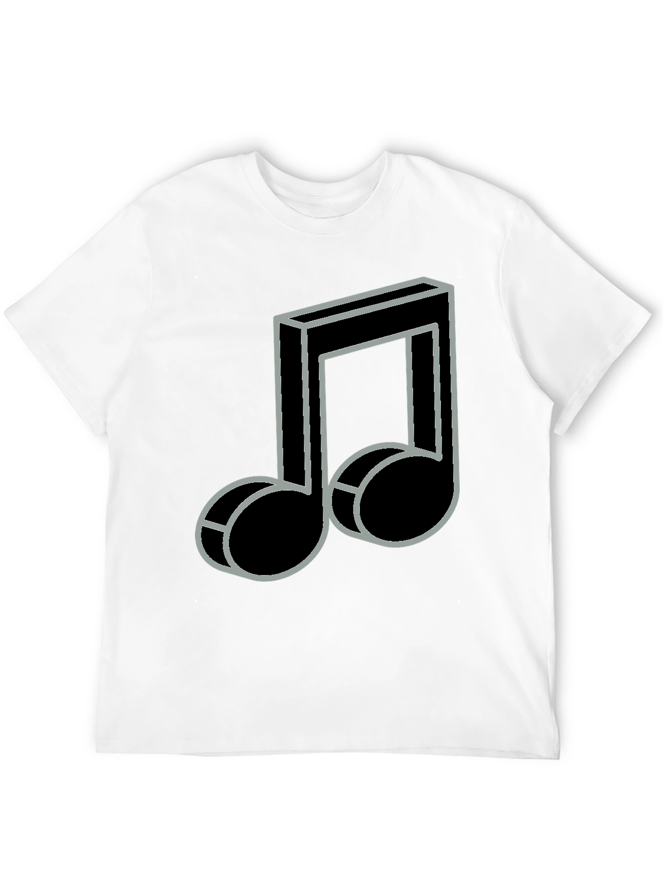 Music Note Graphic T-Shirt - Stylish Casual Tee