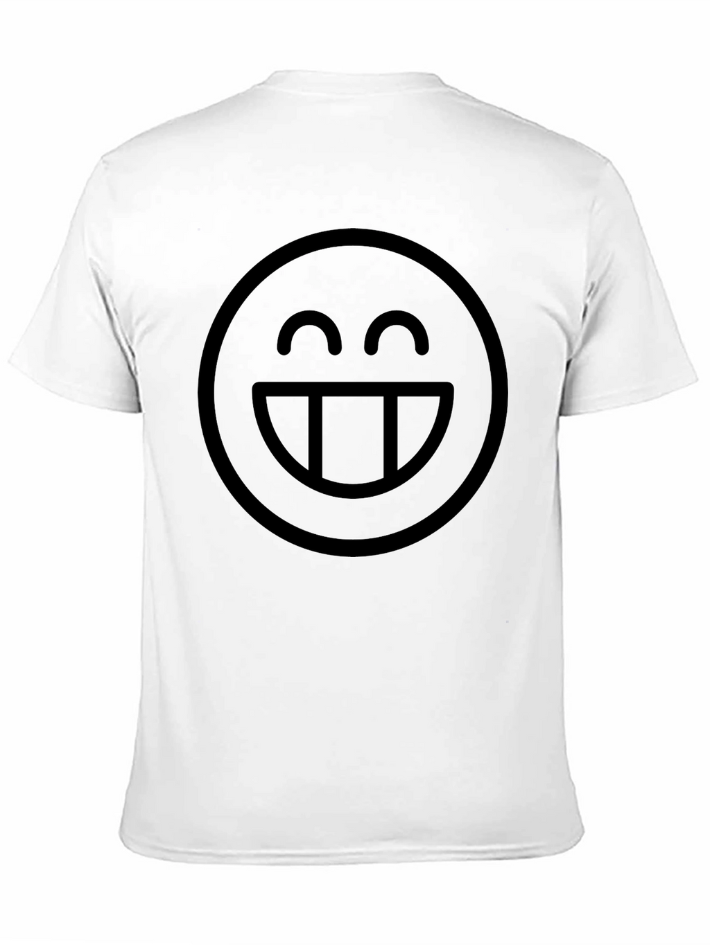 Smiley Face Graphic Black T-Shirt