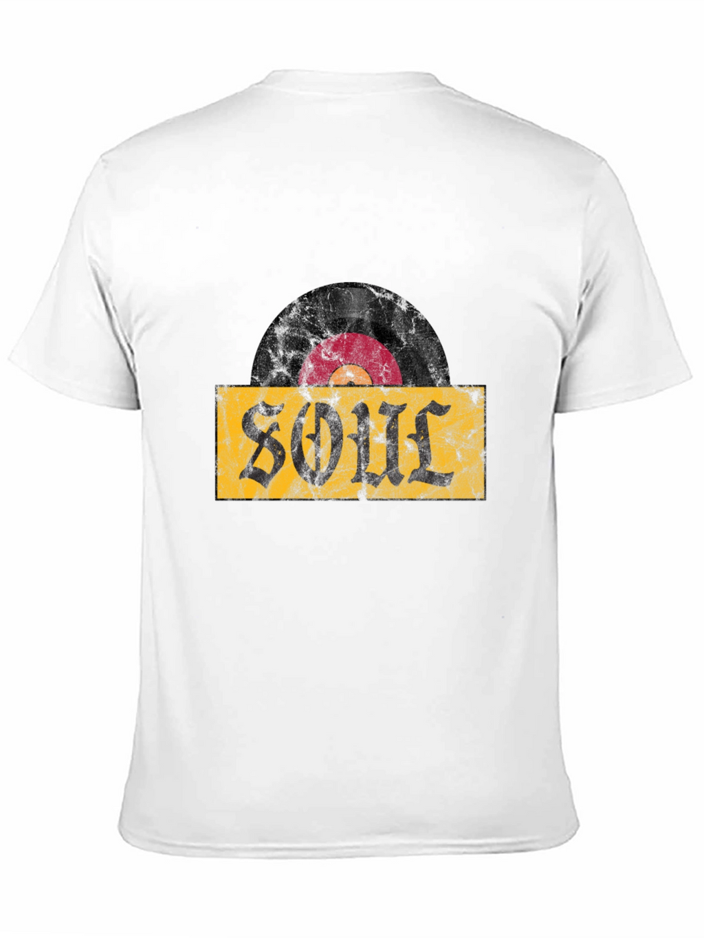 Soul Vinyl Record T-Shirt - Black