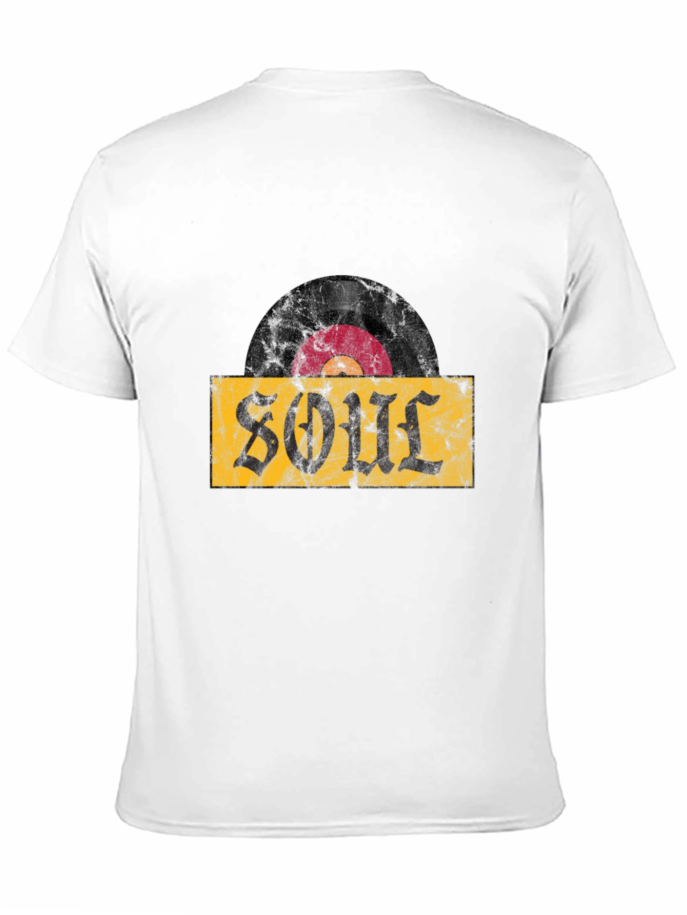 Soul Vinyl Record T-Shirt - Black