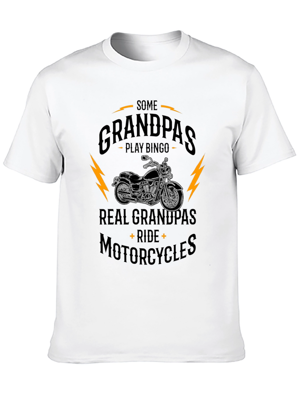 Real Grandpas Ride Motorcycles T-Shirt