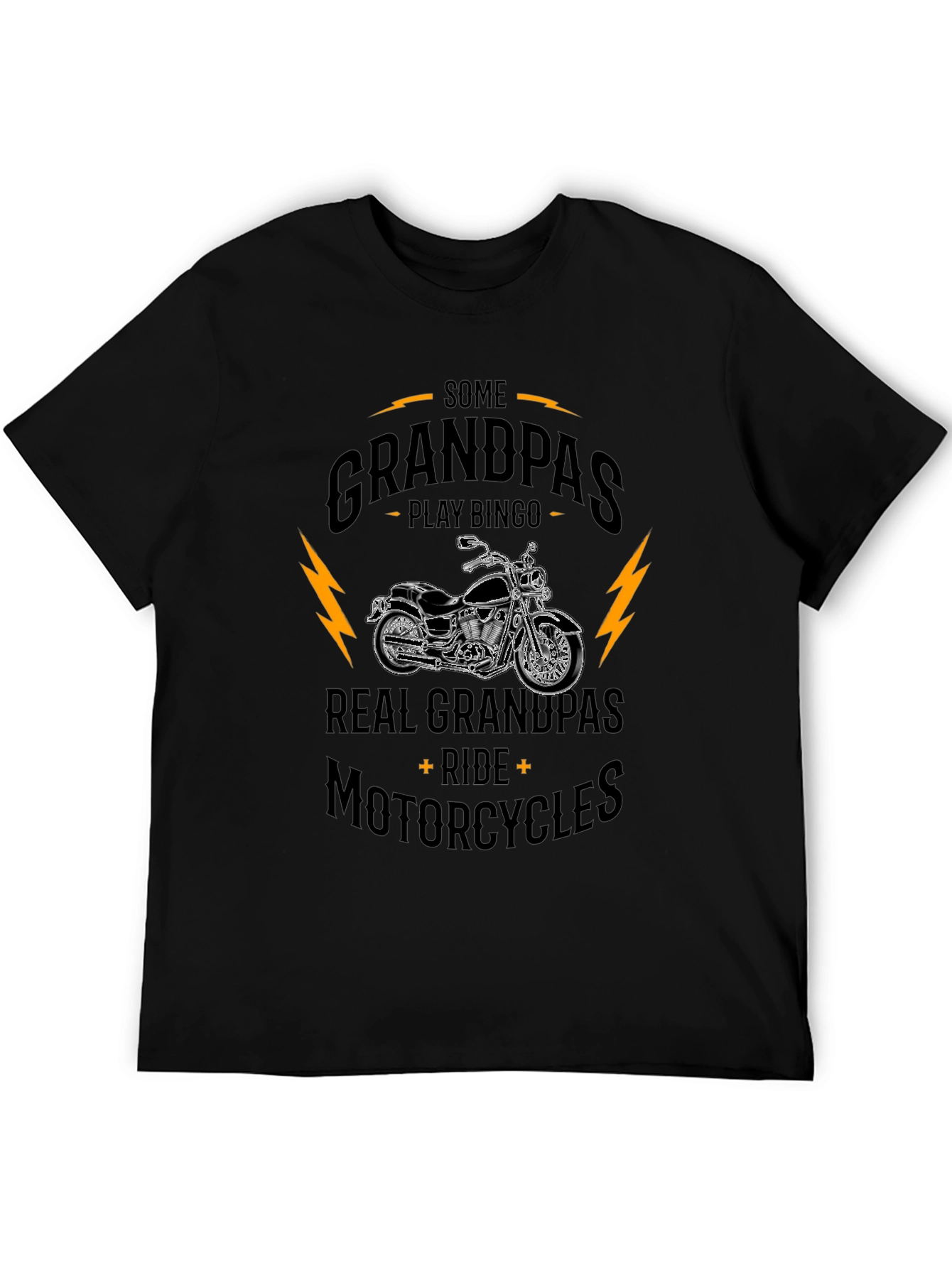 Real Grandpas Ride Motorcycles T-Shirt