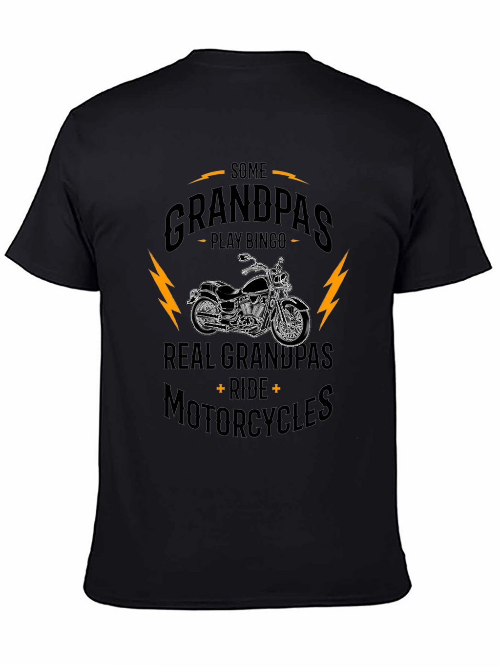 Real Grandpas Ride Motorcycles T-Shirt