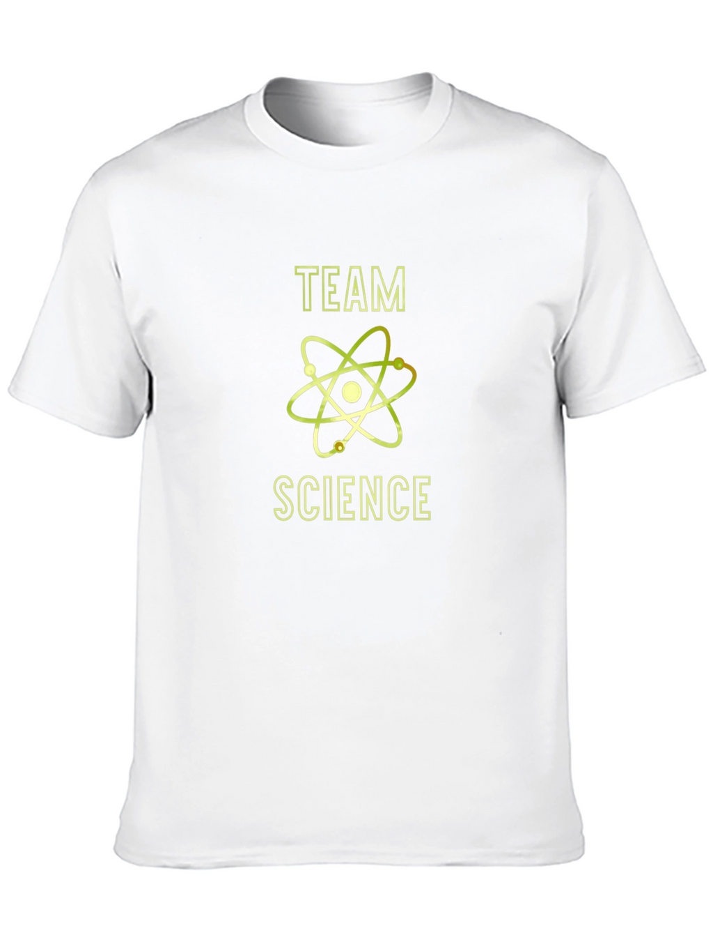 Team Science T-Shirt - Atom Design Black Tee