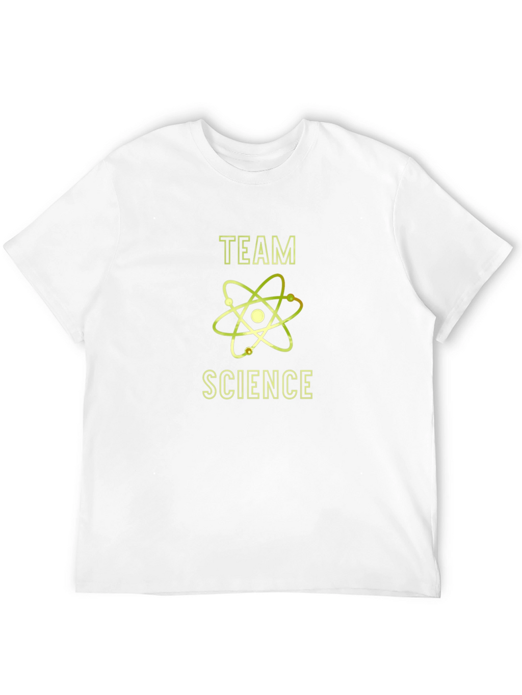 Team Science T-Shirt - Atom Design Black Tee