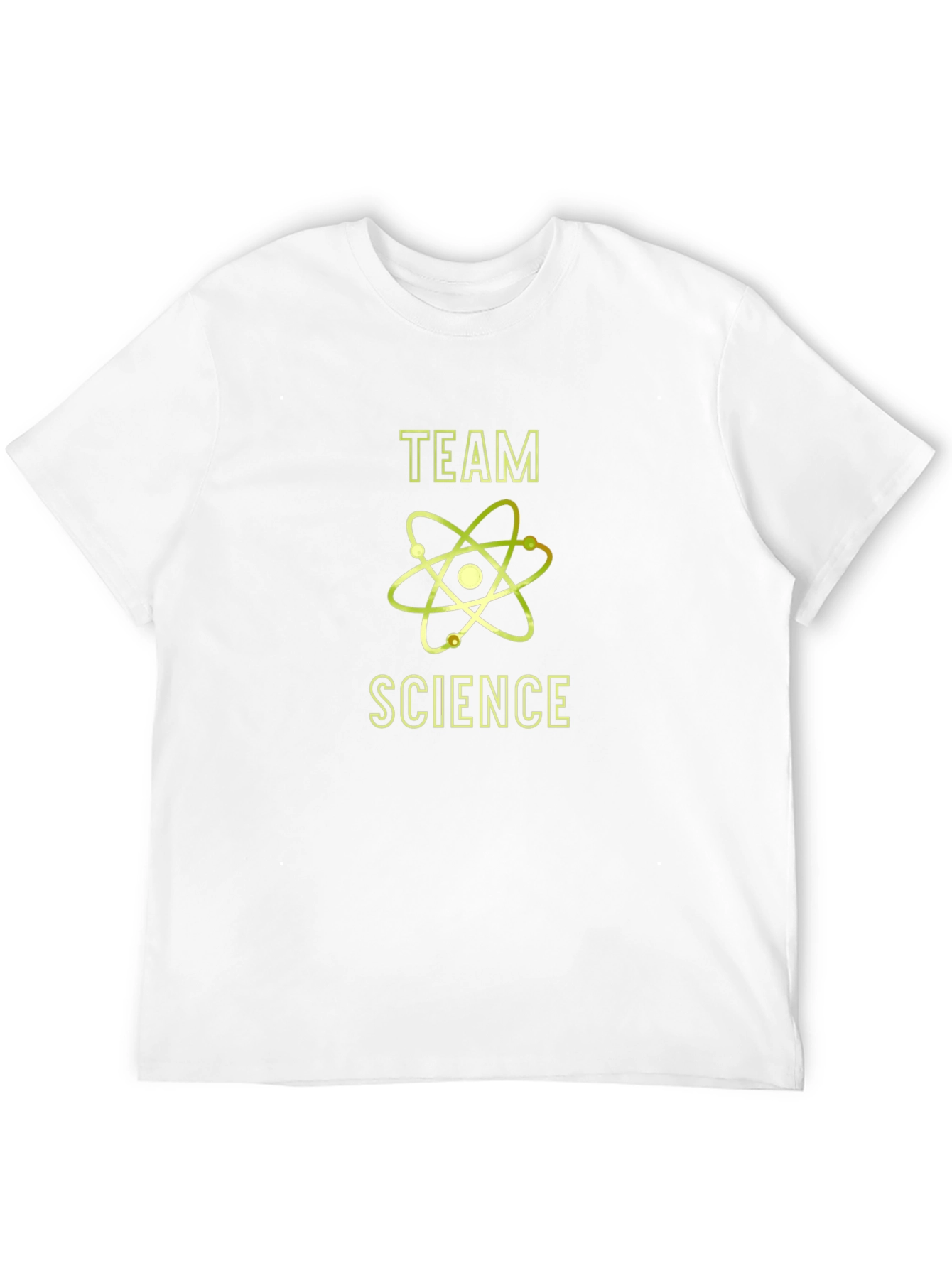 Team Science T-Shirt - Atom Design Black Tee