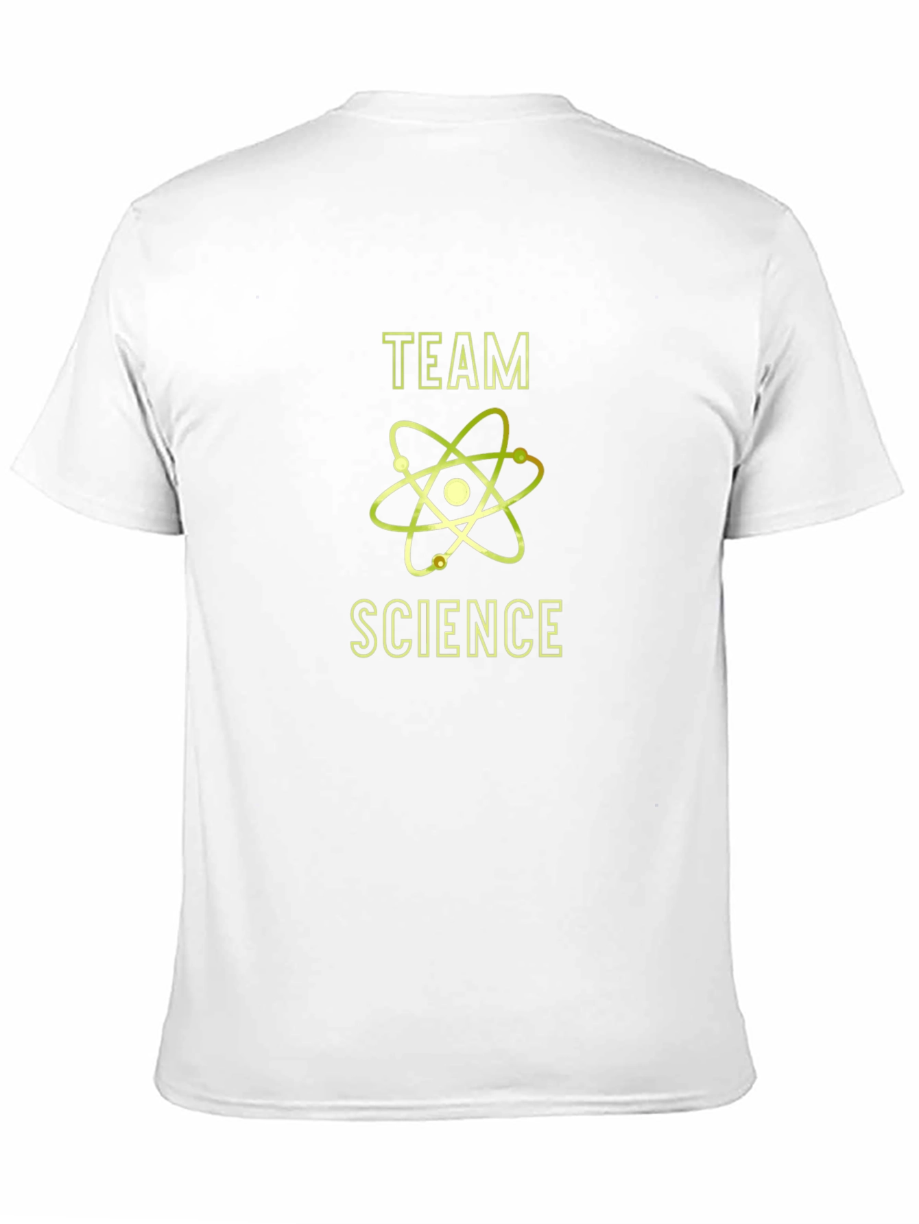 Team Science T-Shirt - Atom Design Black Tee
