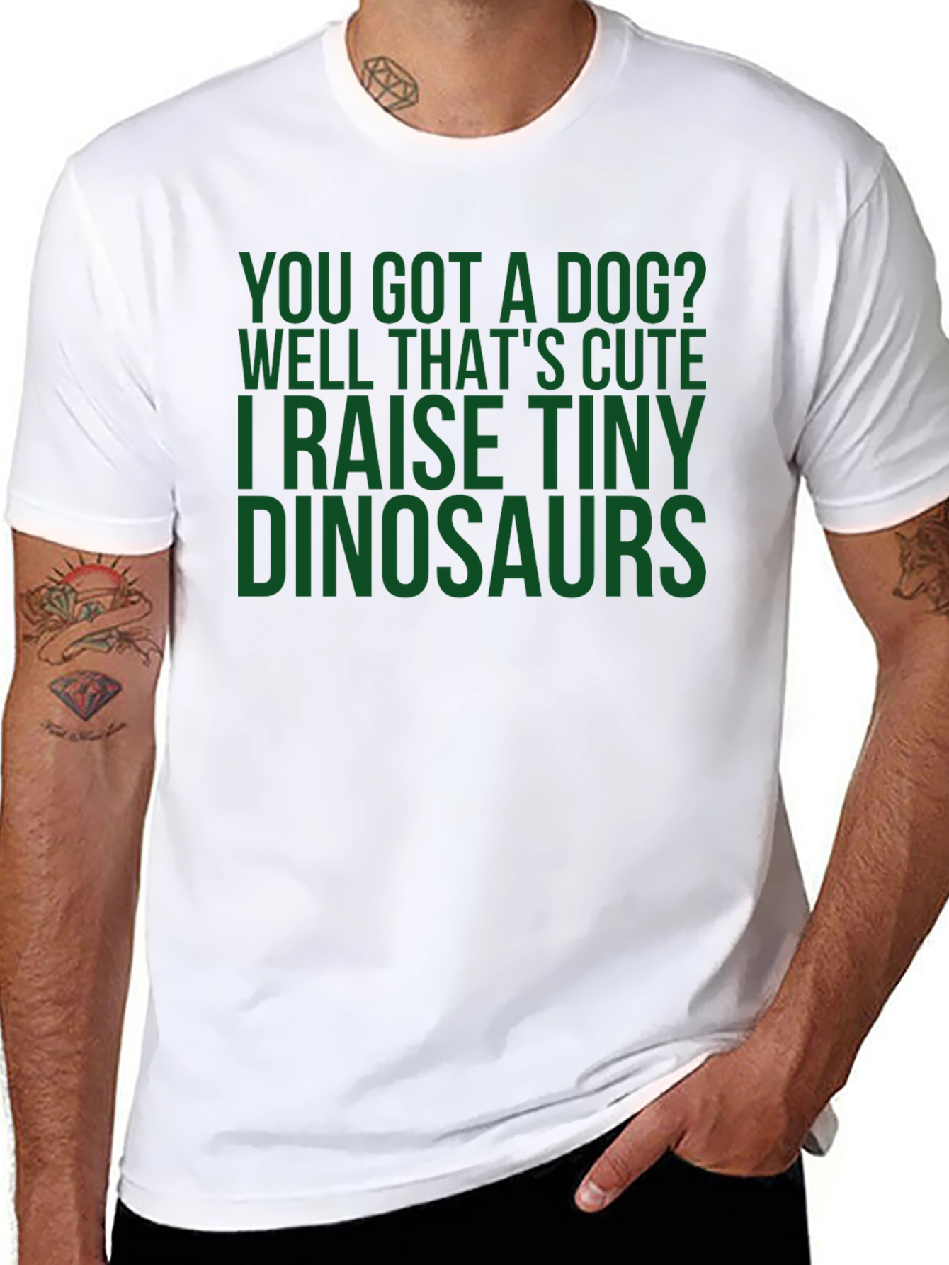 Funny Dinosaur T-Shirt - Raise Tiny Dinosaurs