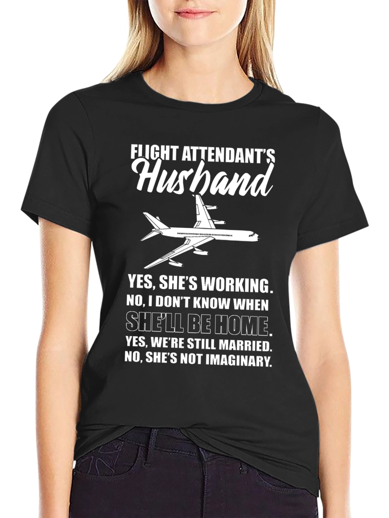 Flight Attendants Husband T-Shirt